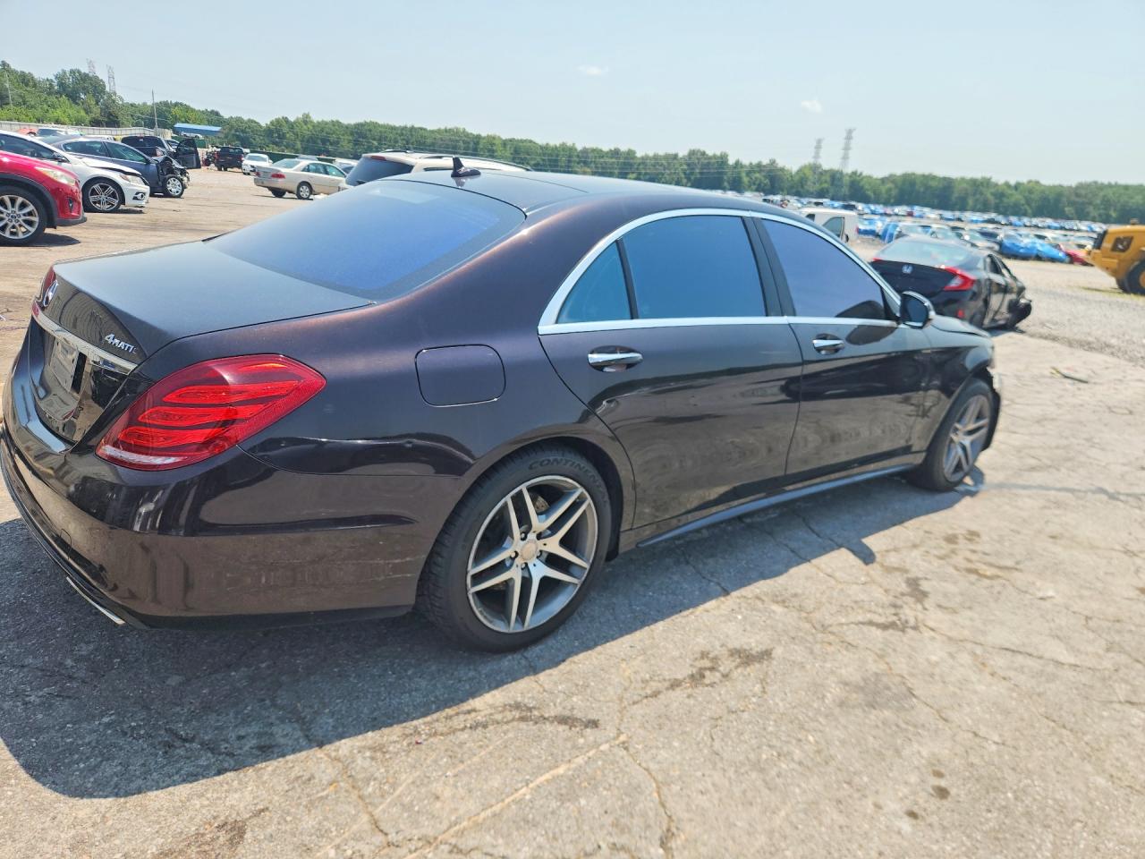 2014 Mercedes-benz S 550 4matic Purple vin: WDDUG8FB8EA033727