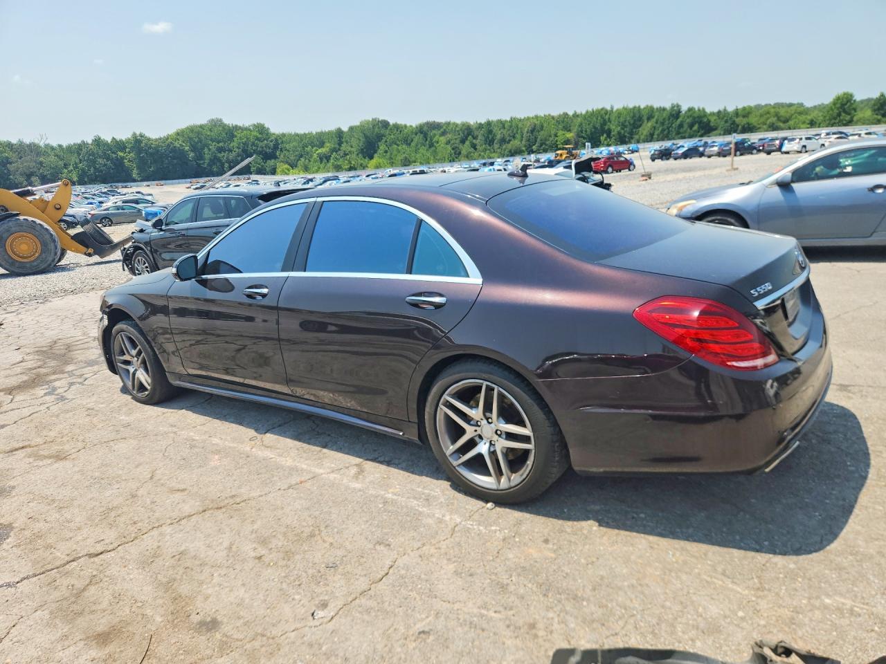 2014 Mercedes-benz S 550 4matic Purple vin: WDDUG8FB8EA033727