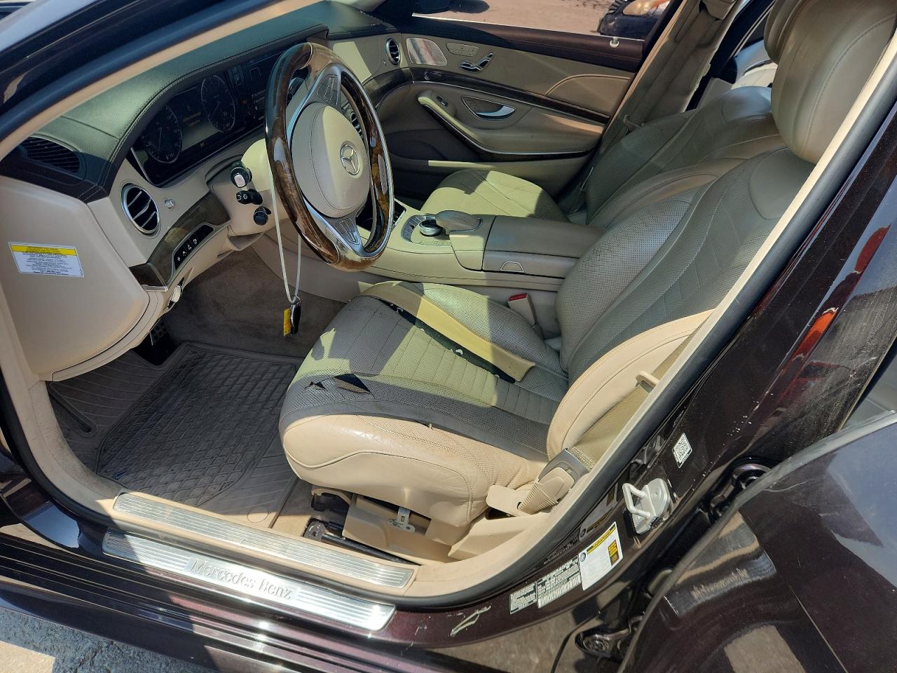 2014 Mercedes-benz S 550 4matic Purple vin: WDDUG8FB8EA033727