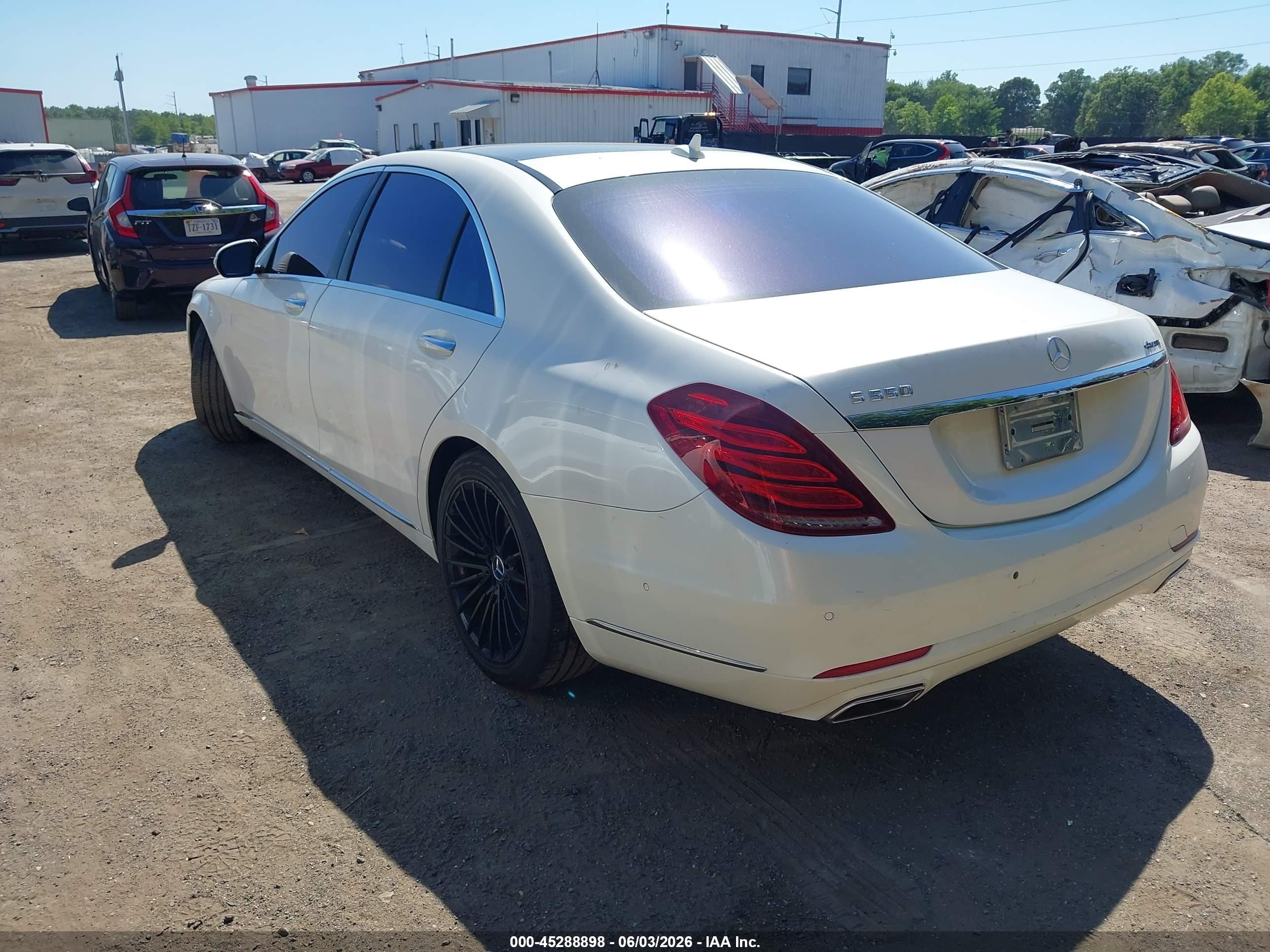 2014 Mercedes-benz S 550 4matic White vin: WDDUG8FB8EA049068