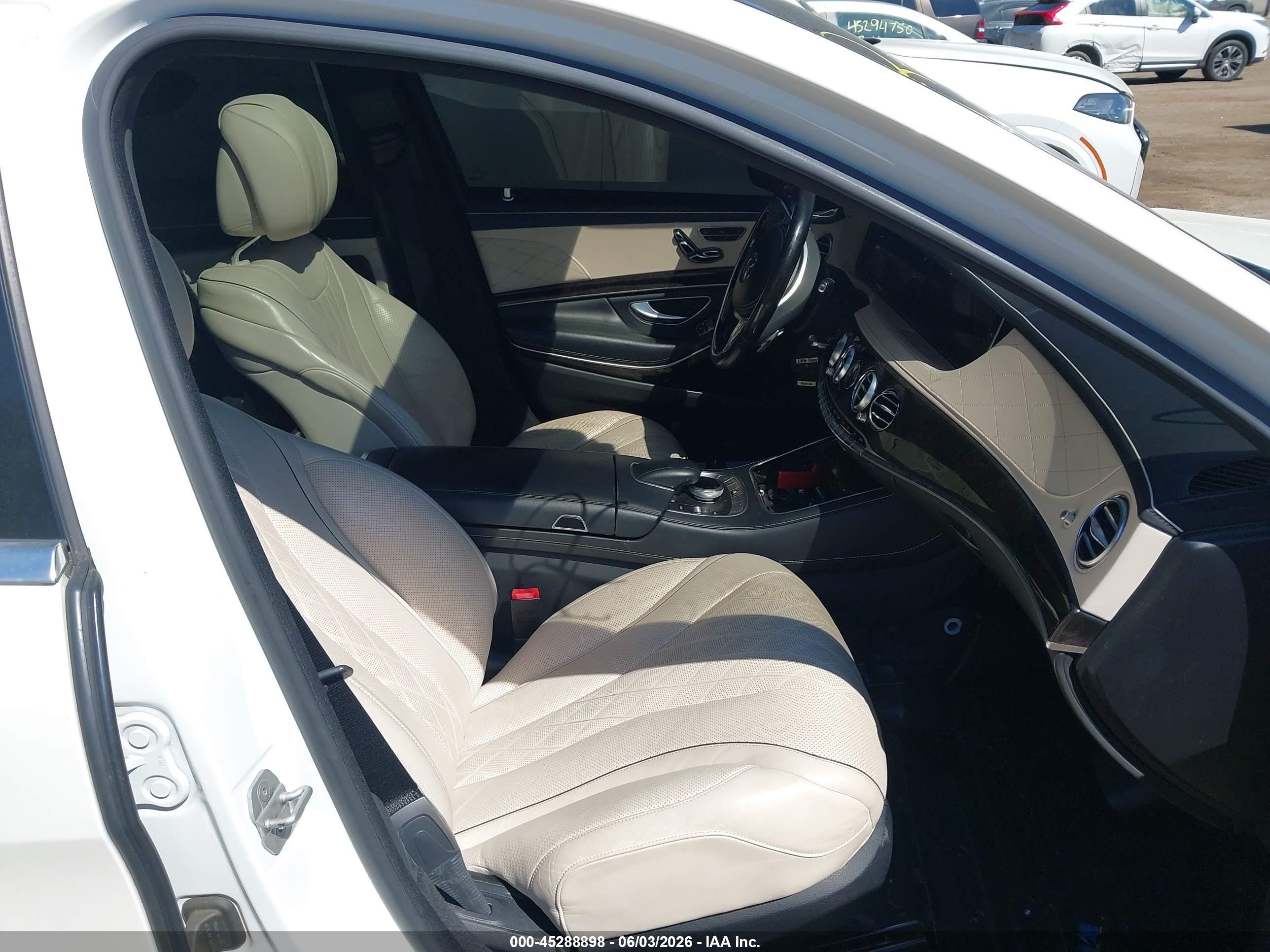 2014 Mercedes-benz S 550 4matic White vin: WDDUG8FB8EA049068