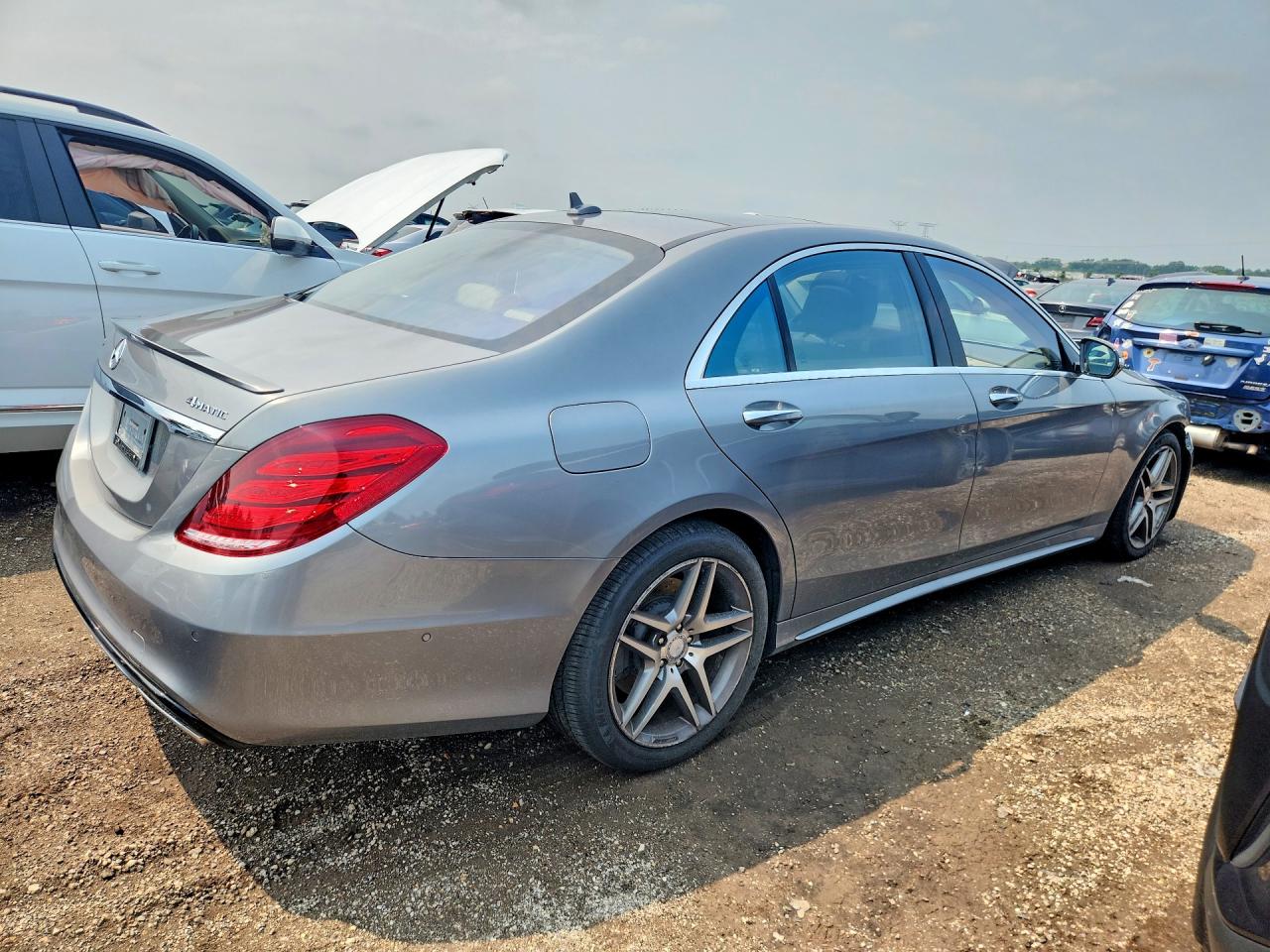 2015 Mercedes-benz S 550 4matic Gray vin: WDDUG8FB8FA073145
