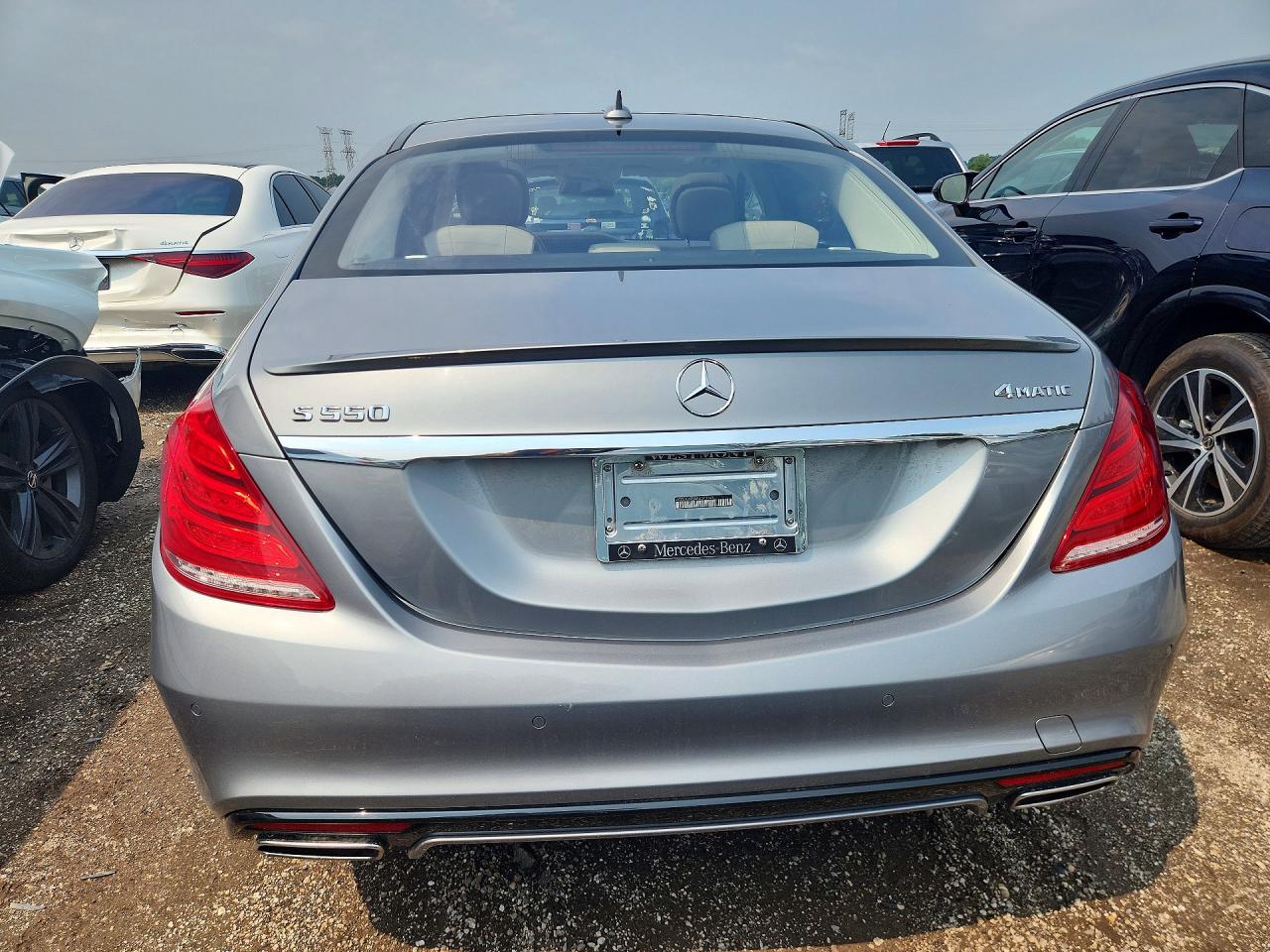 2015 Mercedes-benz S 550 4matic Gray vin: WDDUG8FB8FA073145