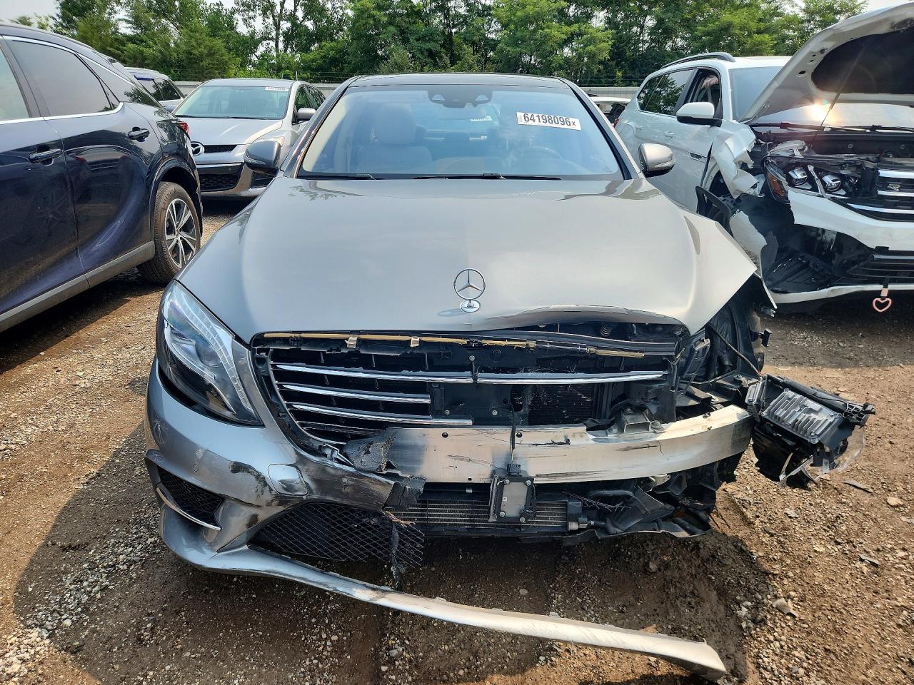 2015 Mercedes-benz S 550 4matic Gray vin: WDDUG8FB8FA073145