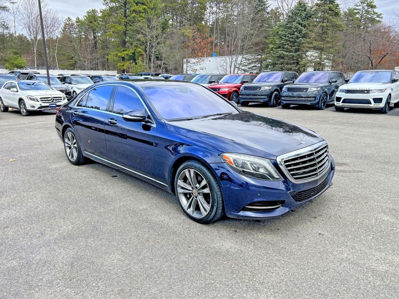 2015 Mercedes-benz S 550 4matic Blue vin: WDDUG8FB8FA093380