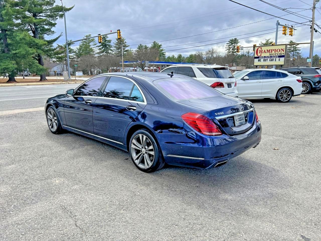 2015 Mercedes-benz S 550 4matic Blue vin: WDDUG8FB8FA093380