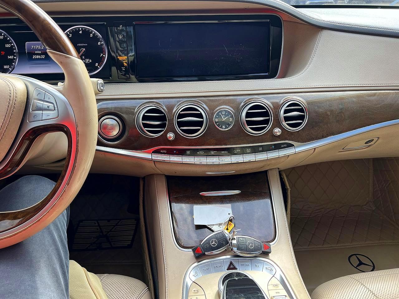 2015 Mercedes-benz S 550 4matic Blue vin: WDDUG8FB8FA093380