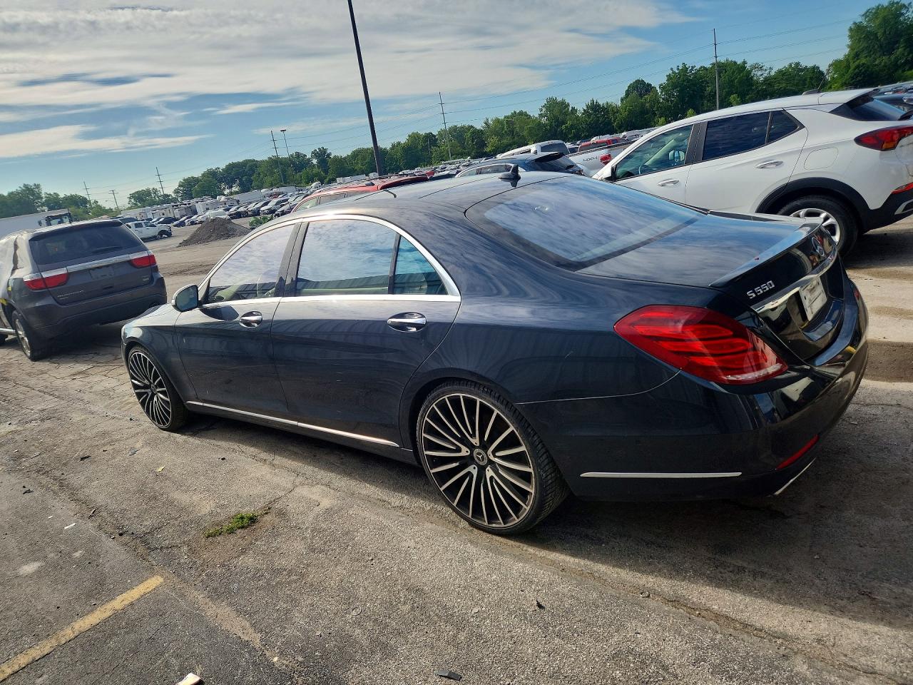 2015 Mercedes-benz S 550 4matic Черный vin: WDDUG8FB8FA118987