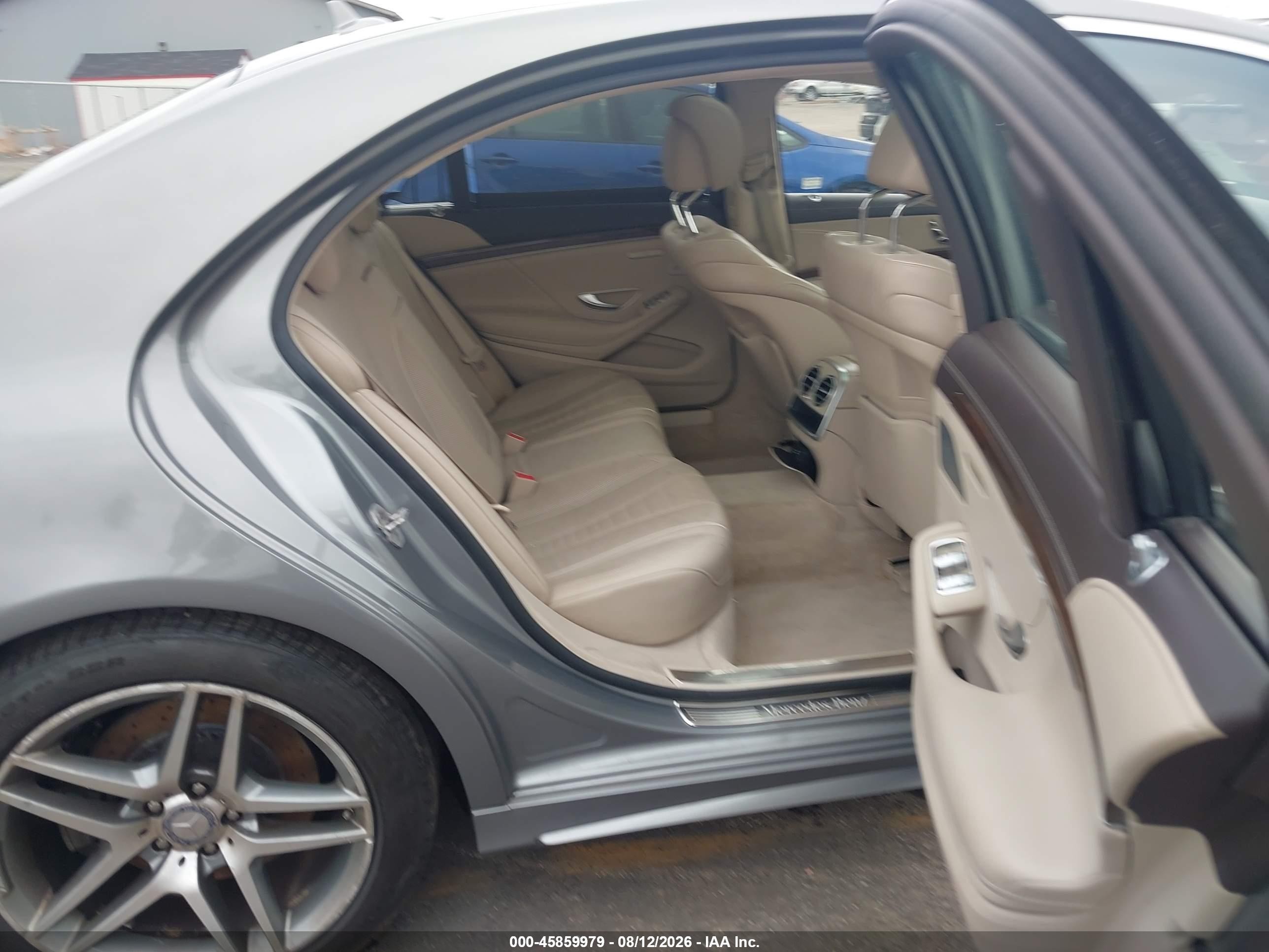 2015 Mercedes-benz S 550 4matic Gray vin: WDDUG8FB8FA191258