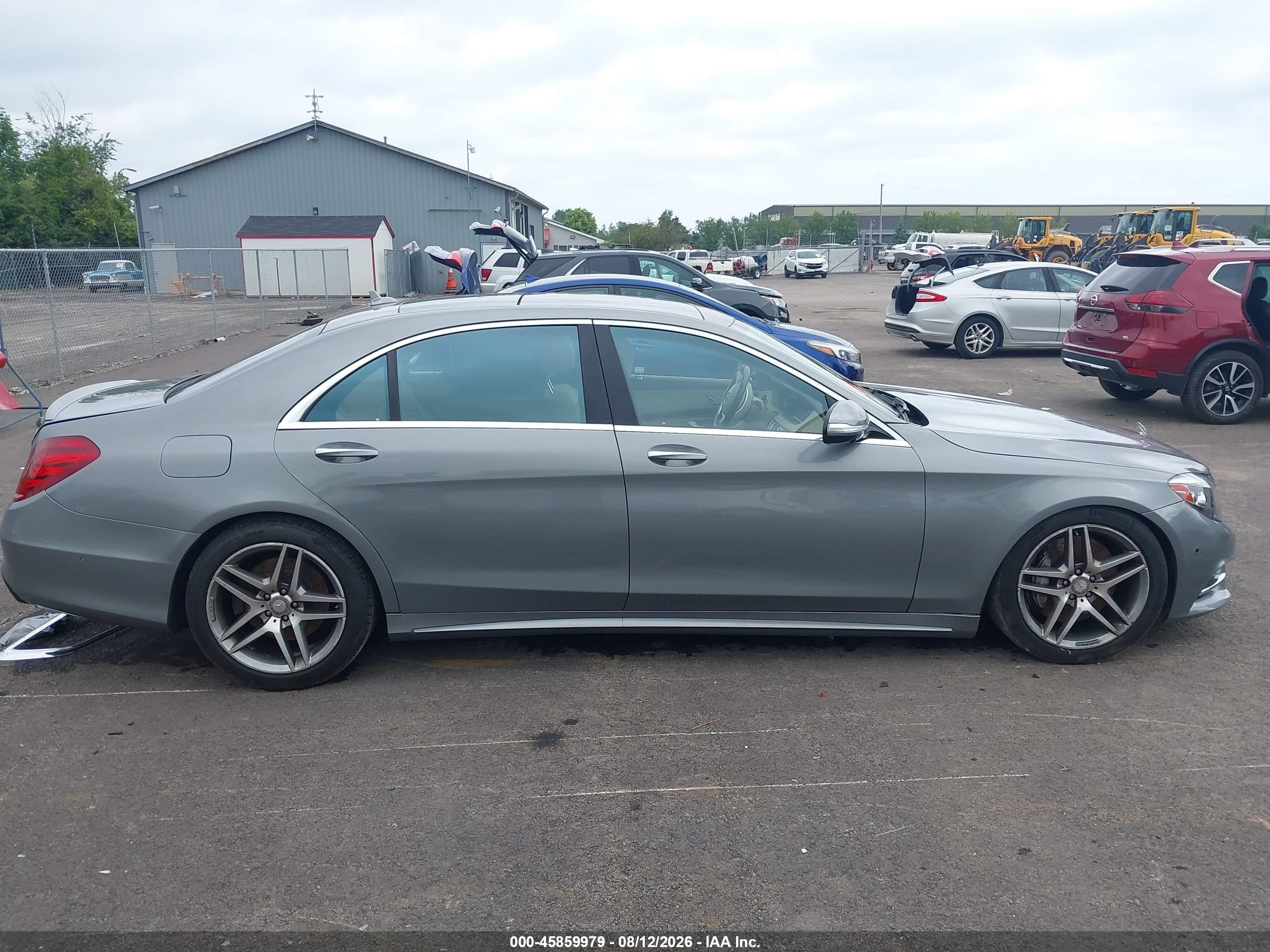 2015 Mercedes-benz S 550 4matic Gray vin: WDDUG8FB8FA191258