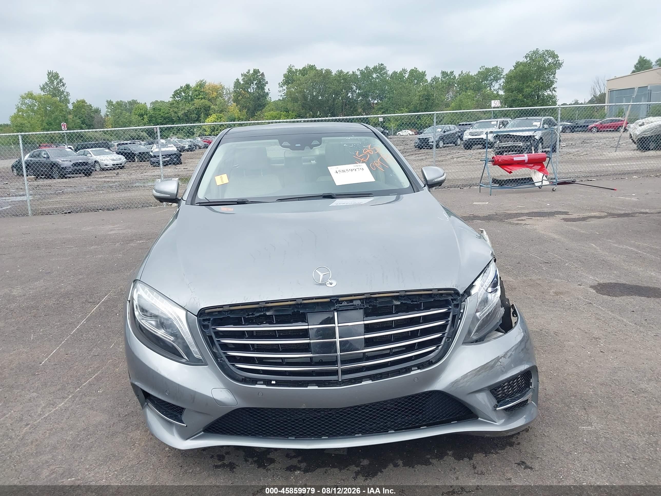 2015 Mercedes-benz S 550 4matic Gray vin: WDDUG8FB8FA191258