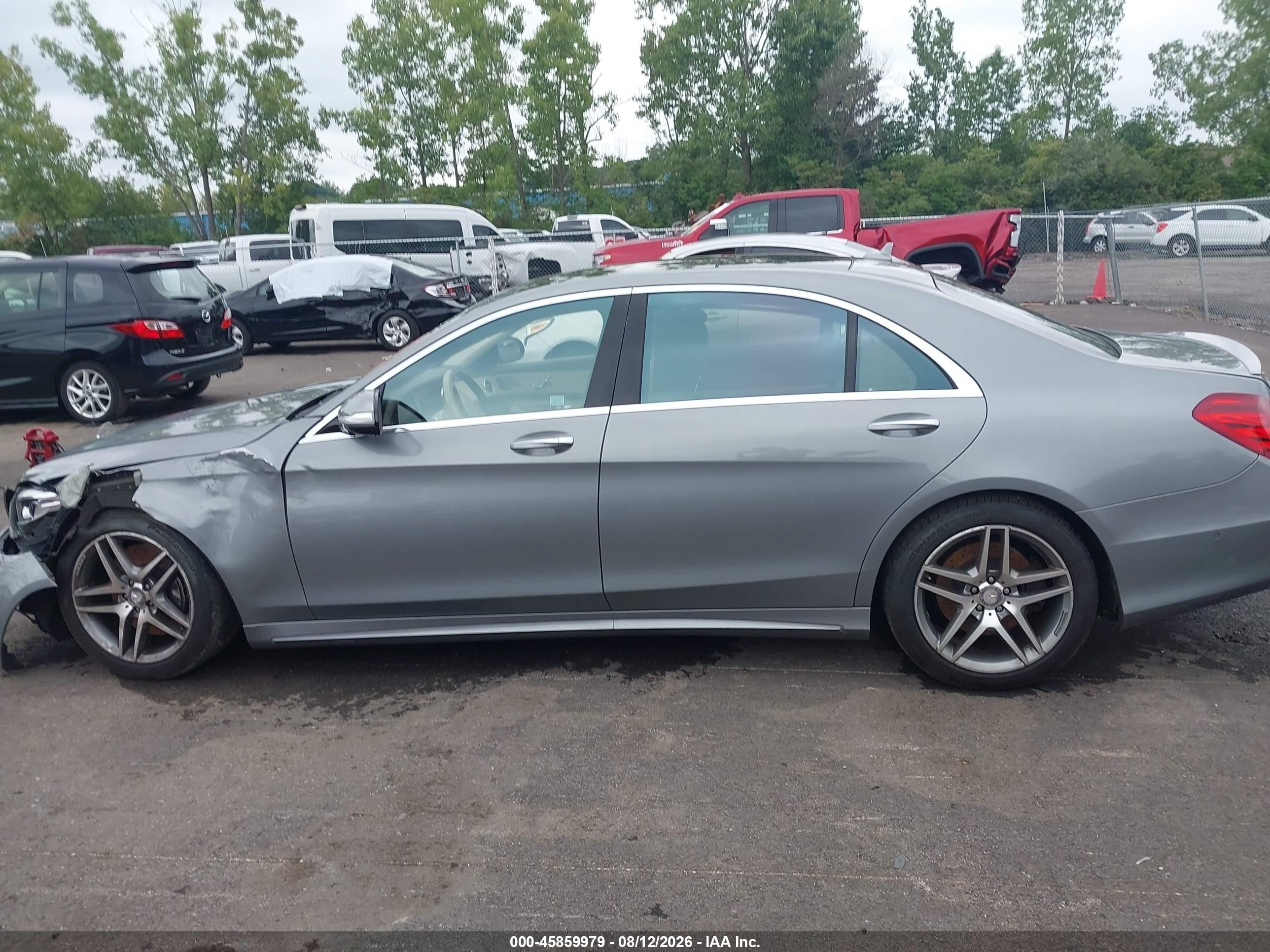 2015 Mercedes-benz S 550 4matic Gray vin: WDDUG8FB8FA191258