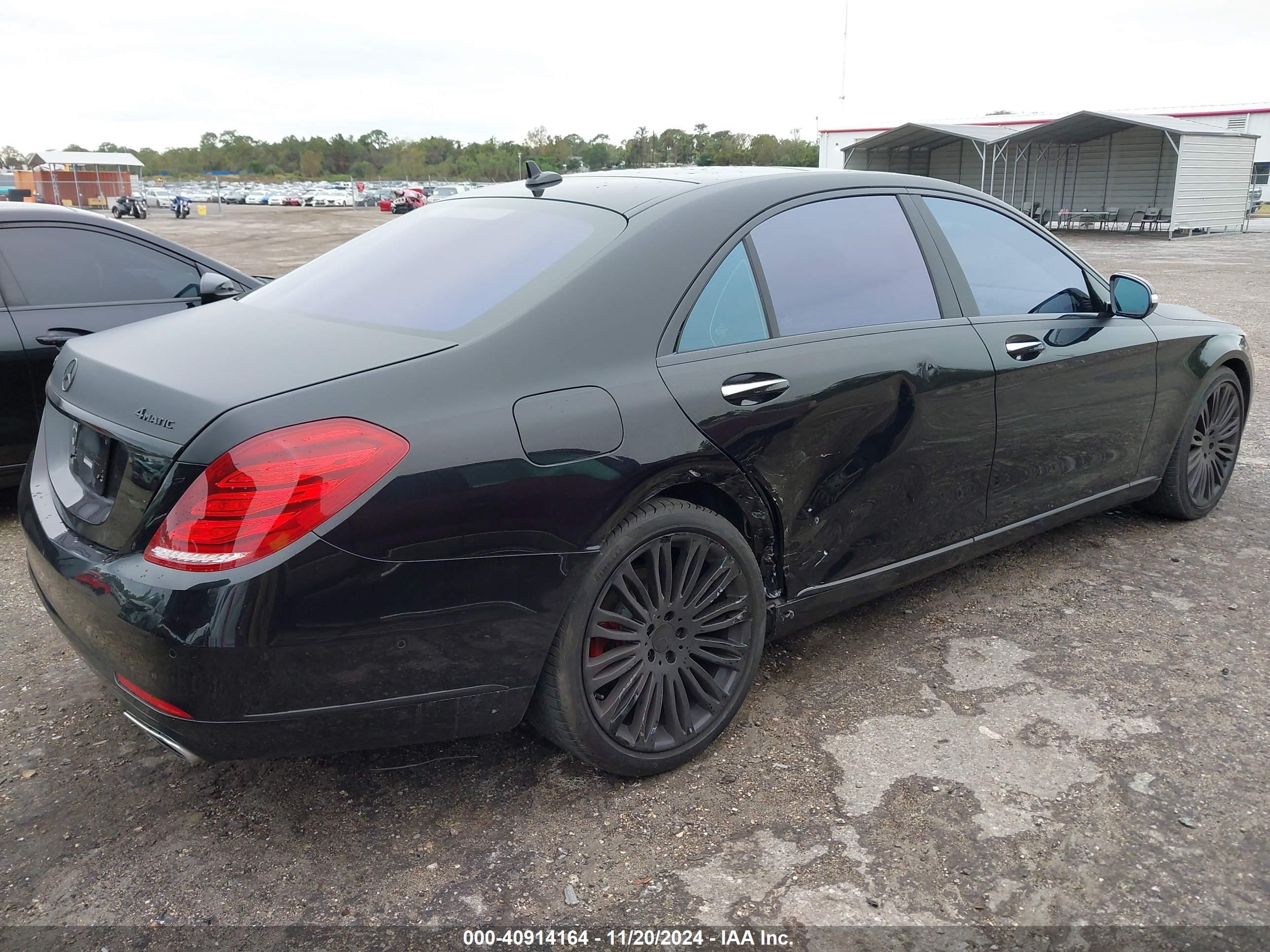 2017 Mercedes-benz S 550 4matic Black vin: WDDUG8FB8HA313443