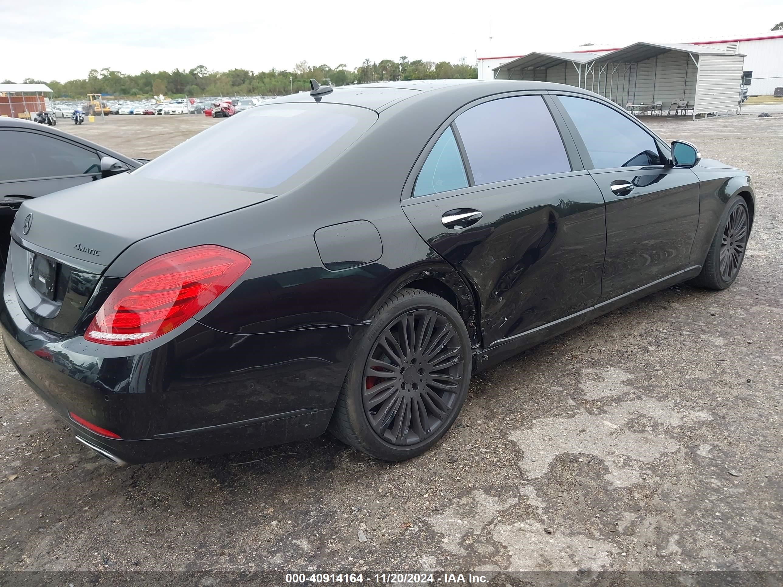 2017 Mercedes-benz S 550 4matic Black vin: WDDUG8FB8HA313443