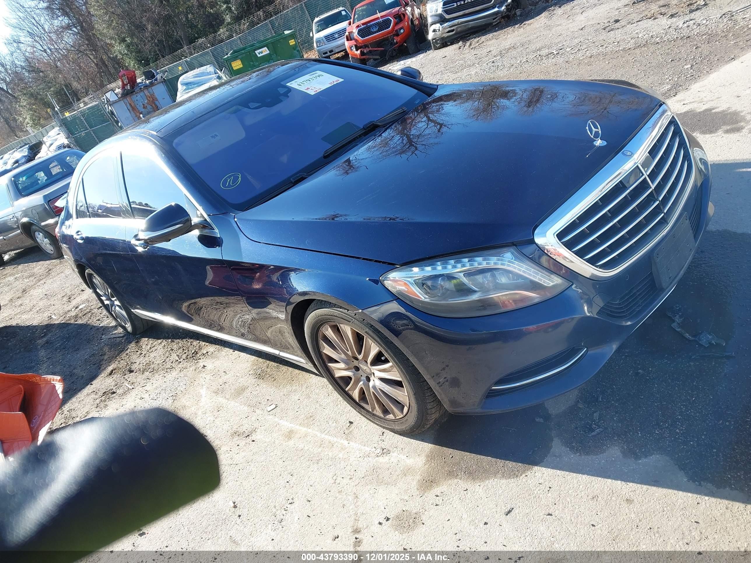 2014 Mercedes-benz S 550 4matic Black vin: WDDUG8FB9EA045997