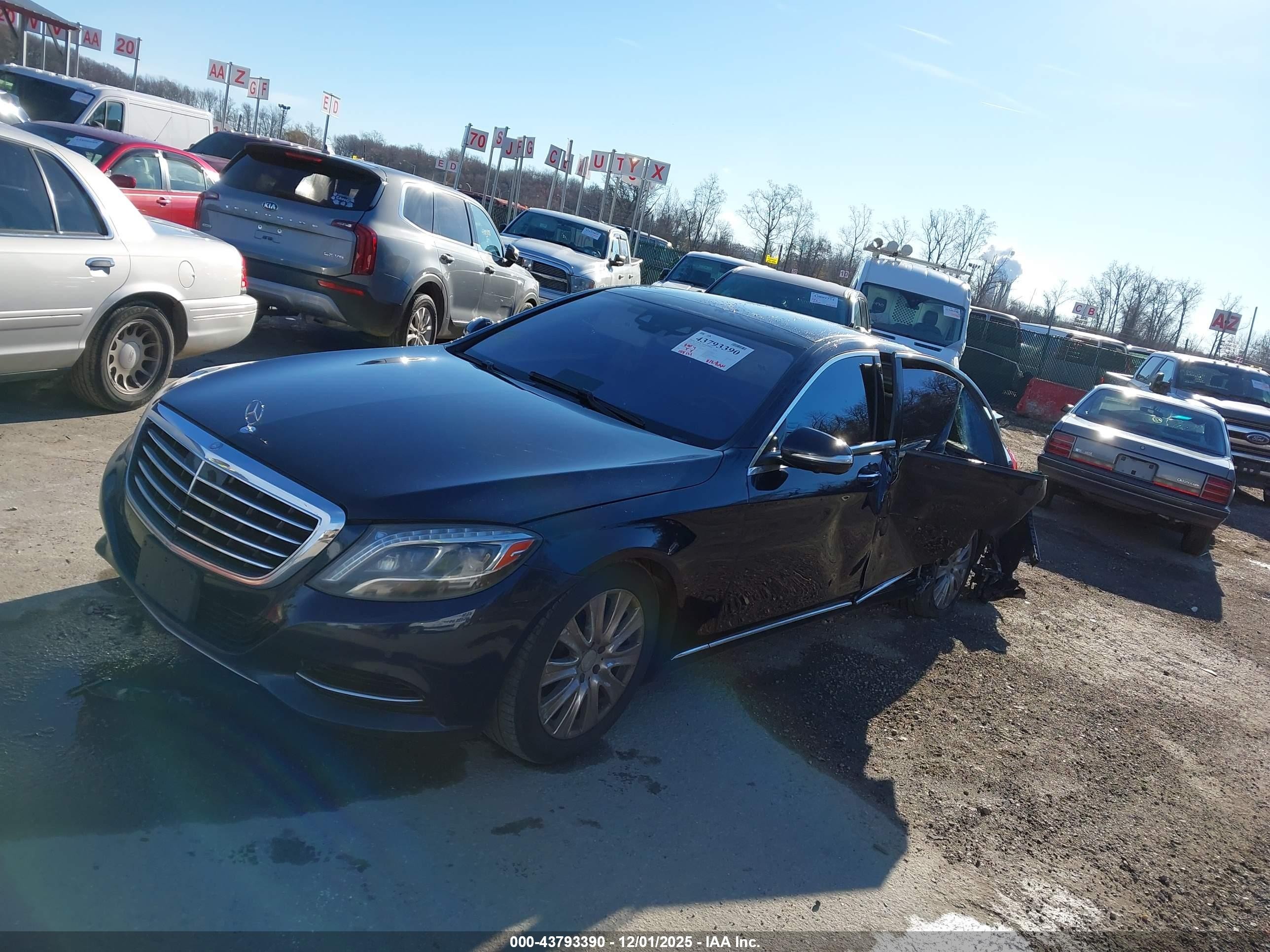 2014 Mercedes-benz S 550 4matic Black vin: WDDUG8FB9EA045997