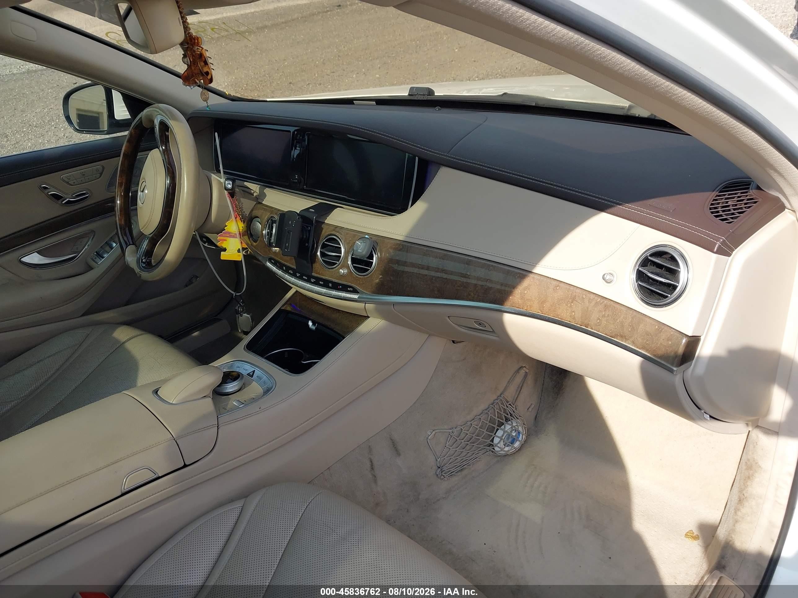 2014 Mercedes-benz S 550 4matic White vin: WDDUG8FB9EA065876