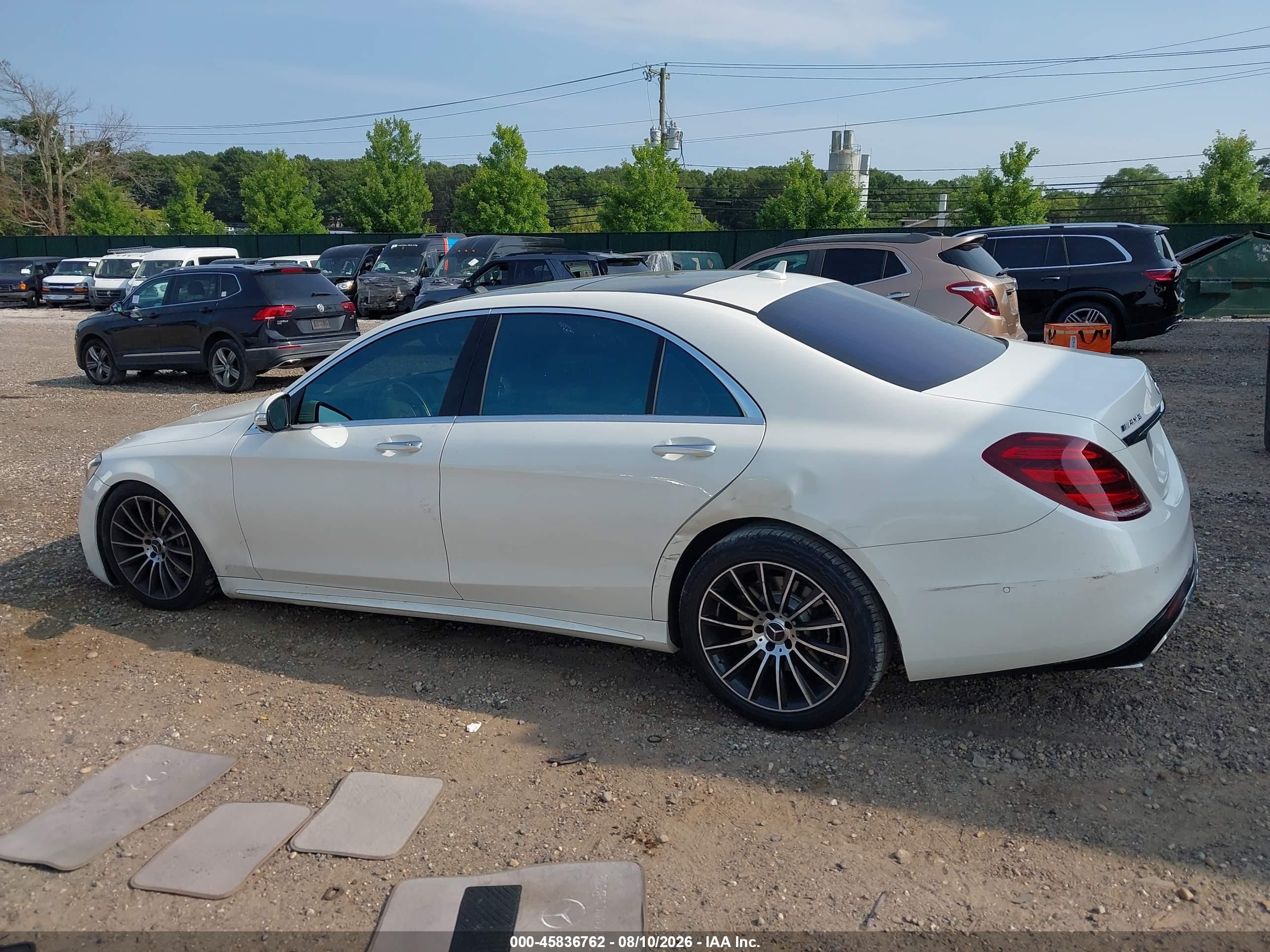 2014 Mercedes-benz S 550 4matic White vin: WDDUG8FB9EA065876