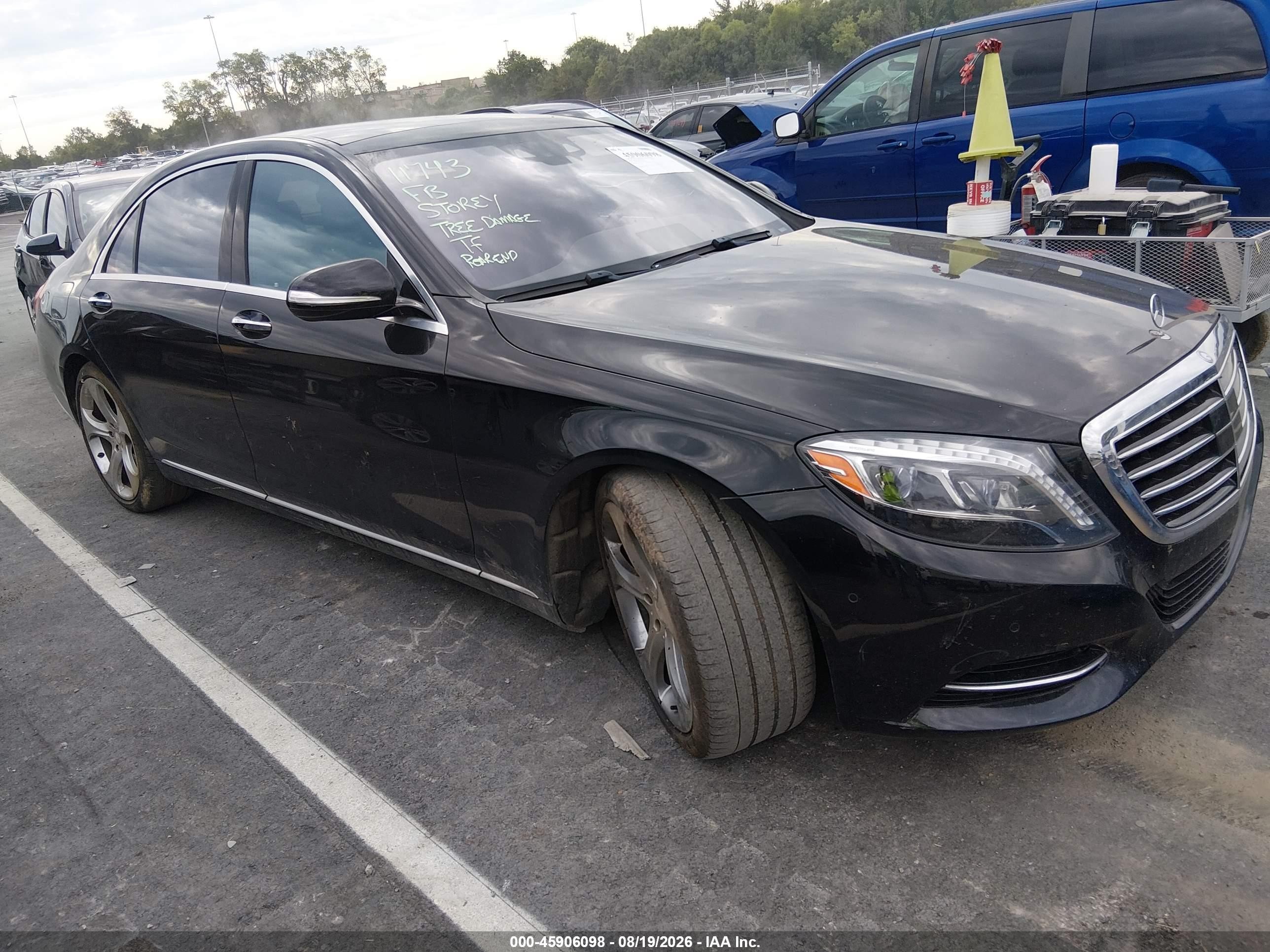 2015 Mercedes-benz S 550 4matic Black vin: WDDUG8FB9FA148368