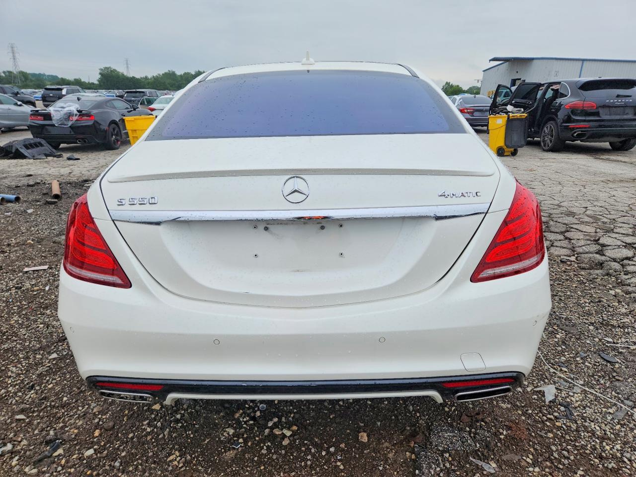 2015 Mercedes-benz S 550 4matic White vin: WDDUG8FB9FA164389