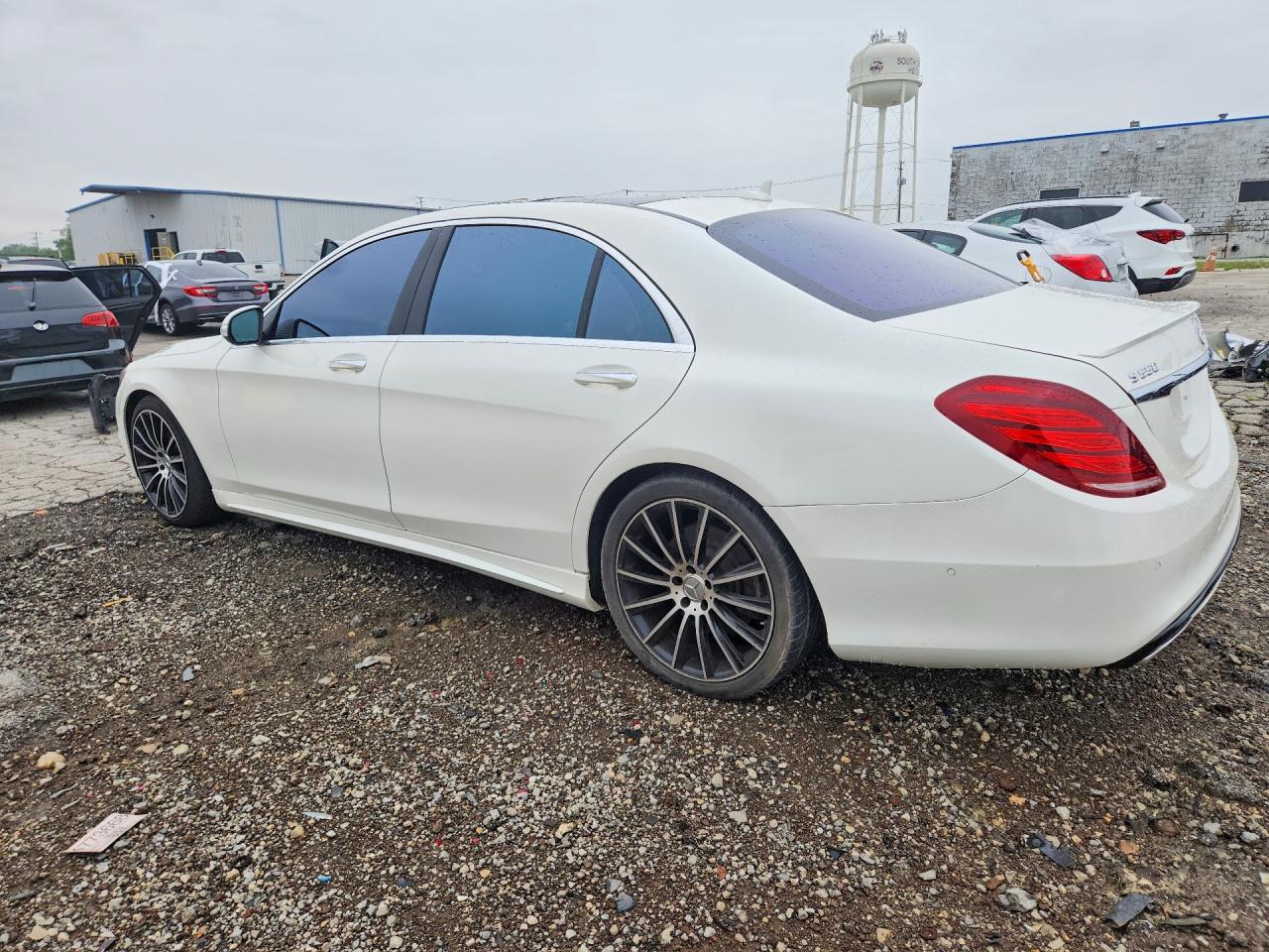 2015 Mercedes-benz S 550 4matic White vin: WDDUG8FB9FA164389