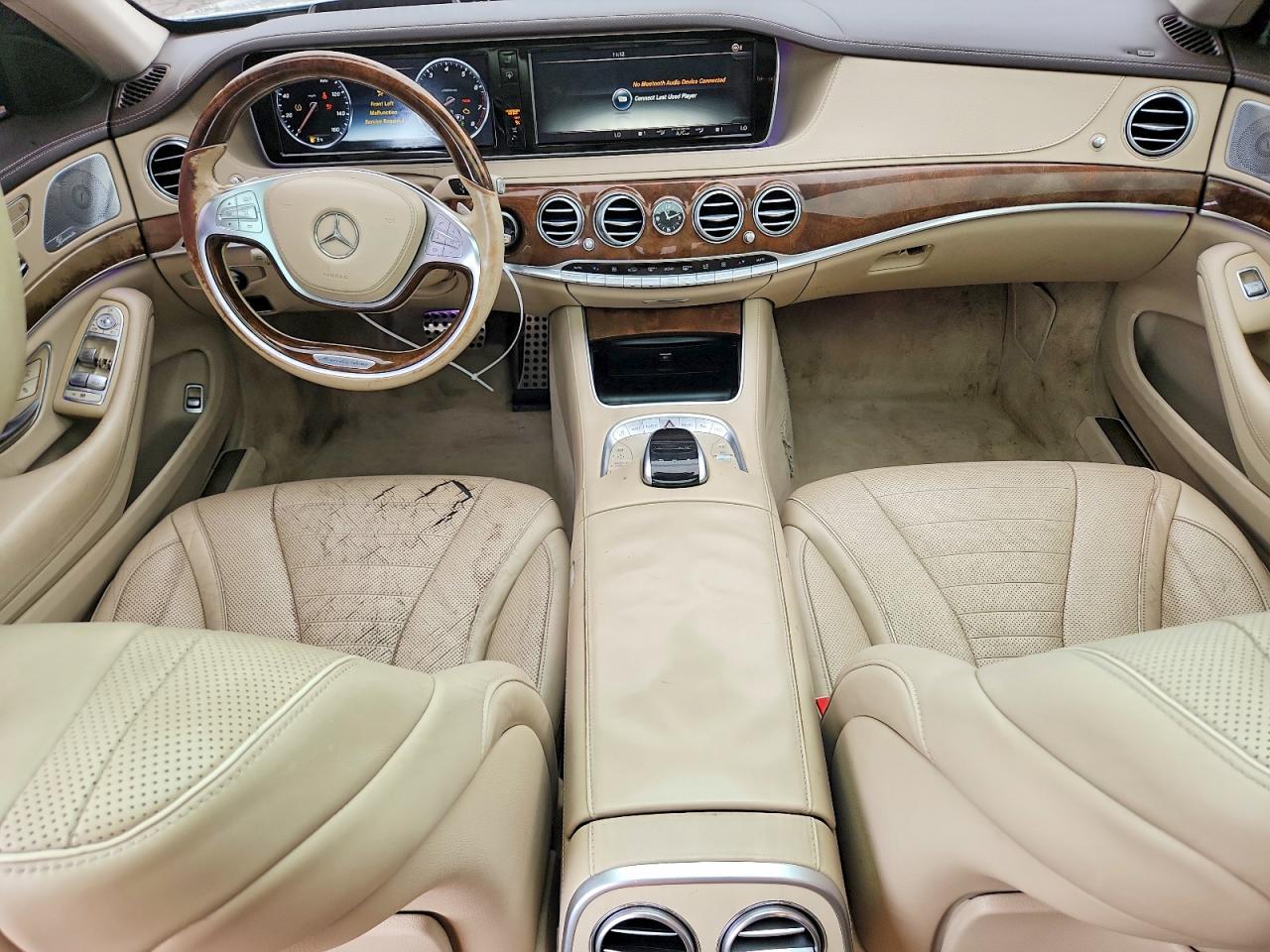 2015 Mercedes-benz S 550 4matic White vin: WDDUG8FB9FA164389