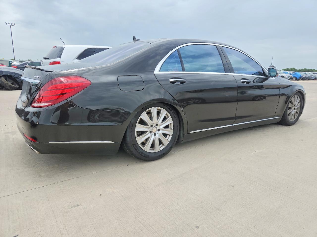 2015 Mercedes-benz S 550 4matic Black vin: WDDUG8FB9FA199675