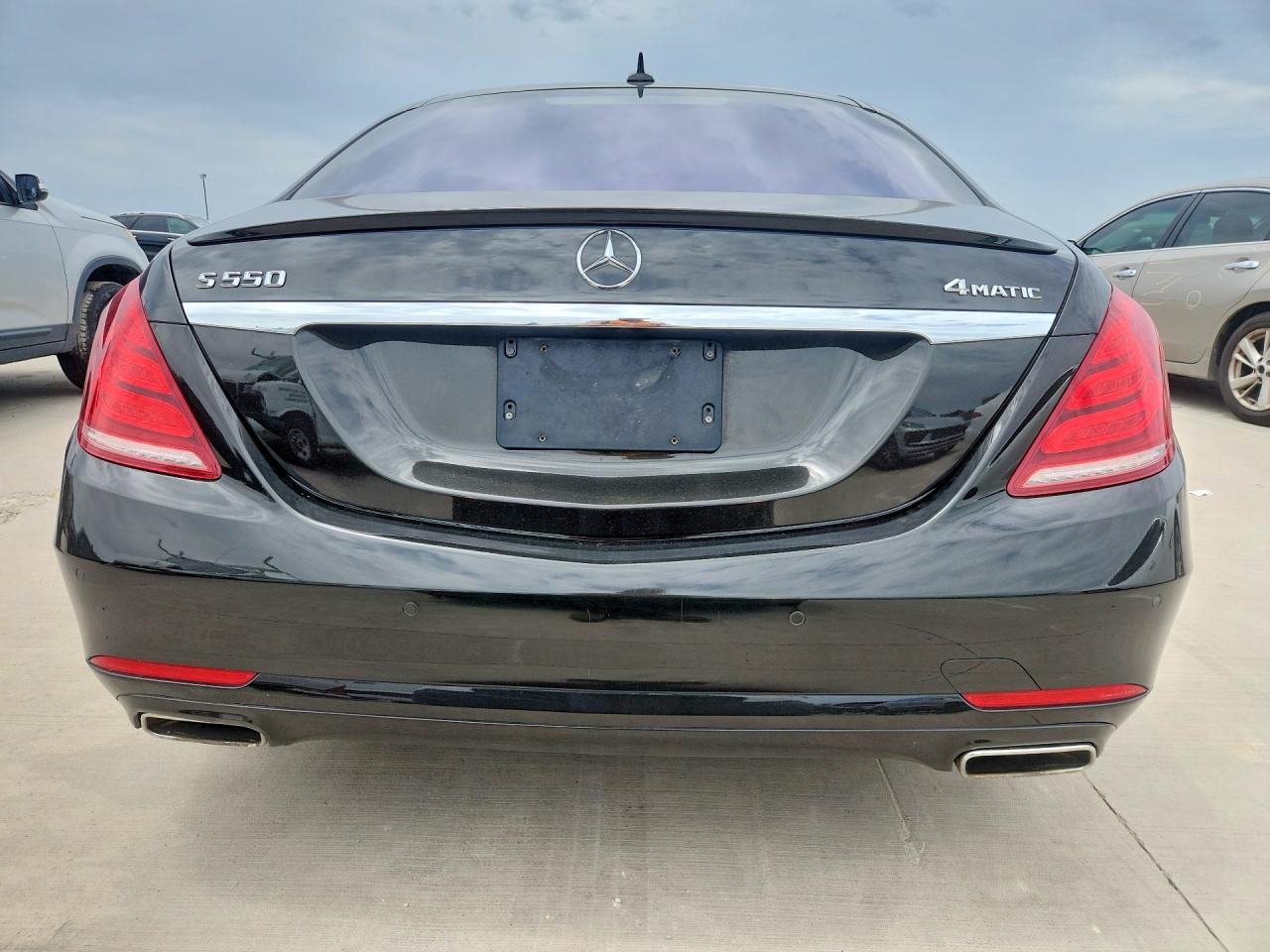 2015 Mercedes-benz S 550 4matic Black vin: WDDUG8FB9FA199675
