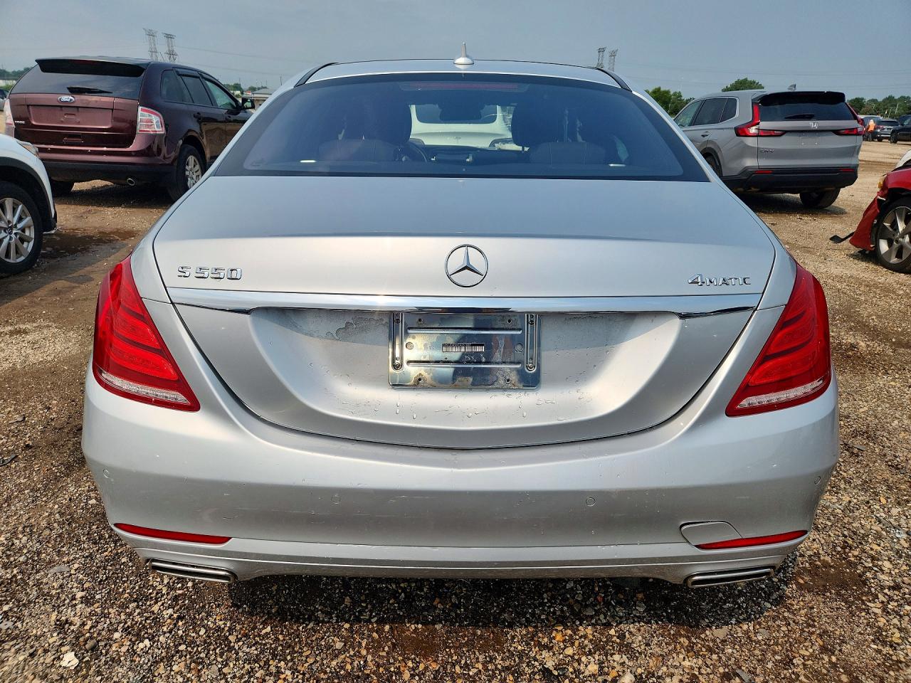 2014 Mercedes-benz S 550 4matic Silver vin: WDDUG8FBXEA051887