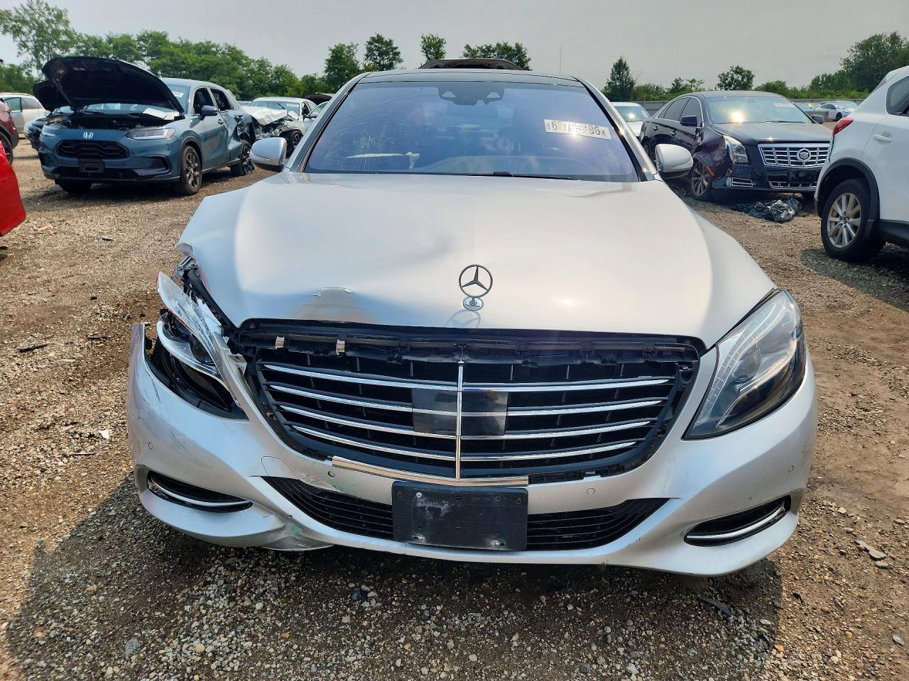2014 Mercedes-benz S 550 4matic Silver vin: WDDUG8FBXEA051887