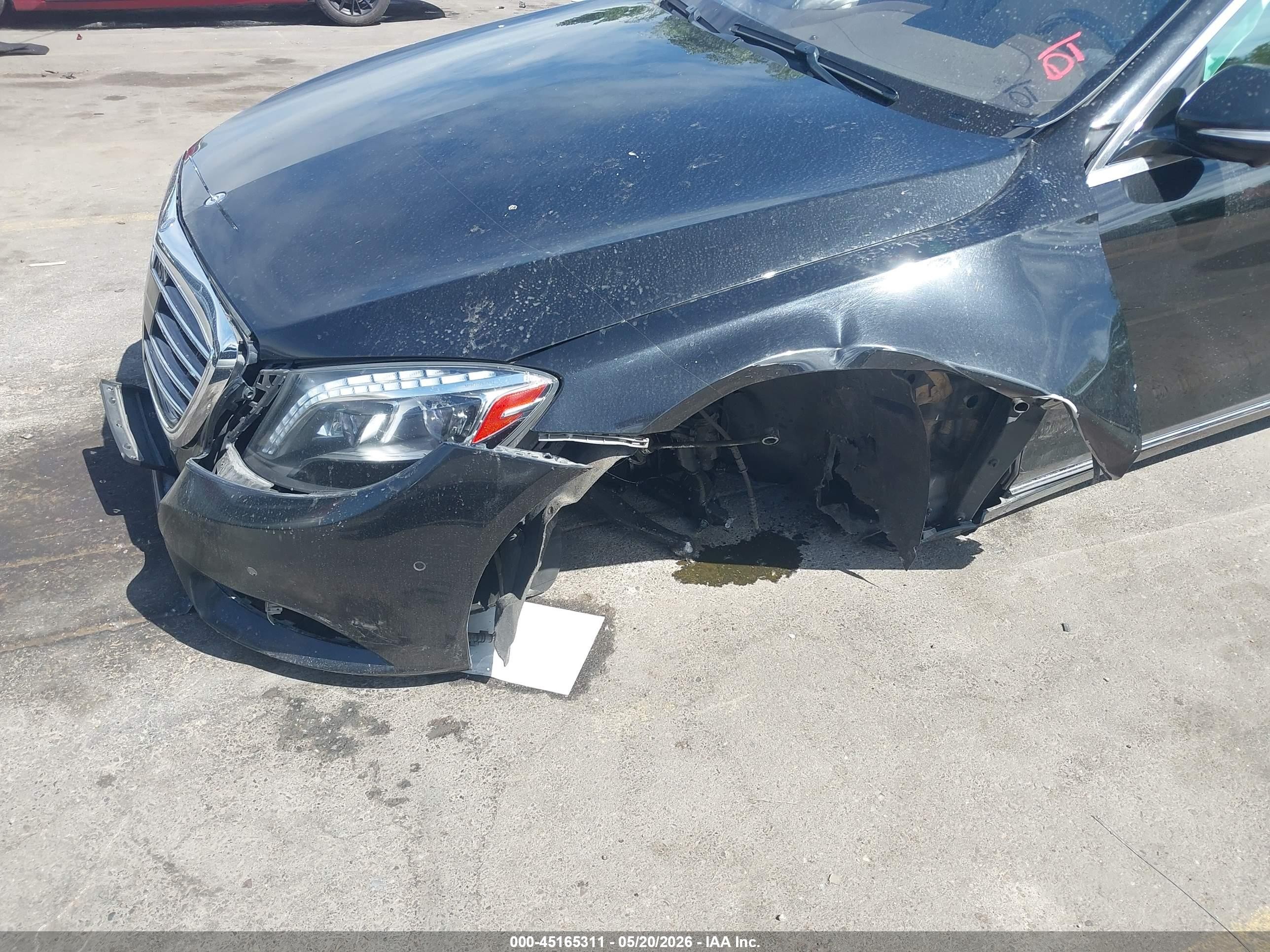 2014 Mercedes-benz S 550 4matic Черный vin: WDDUG8FBXEA067619