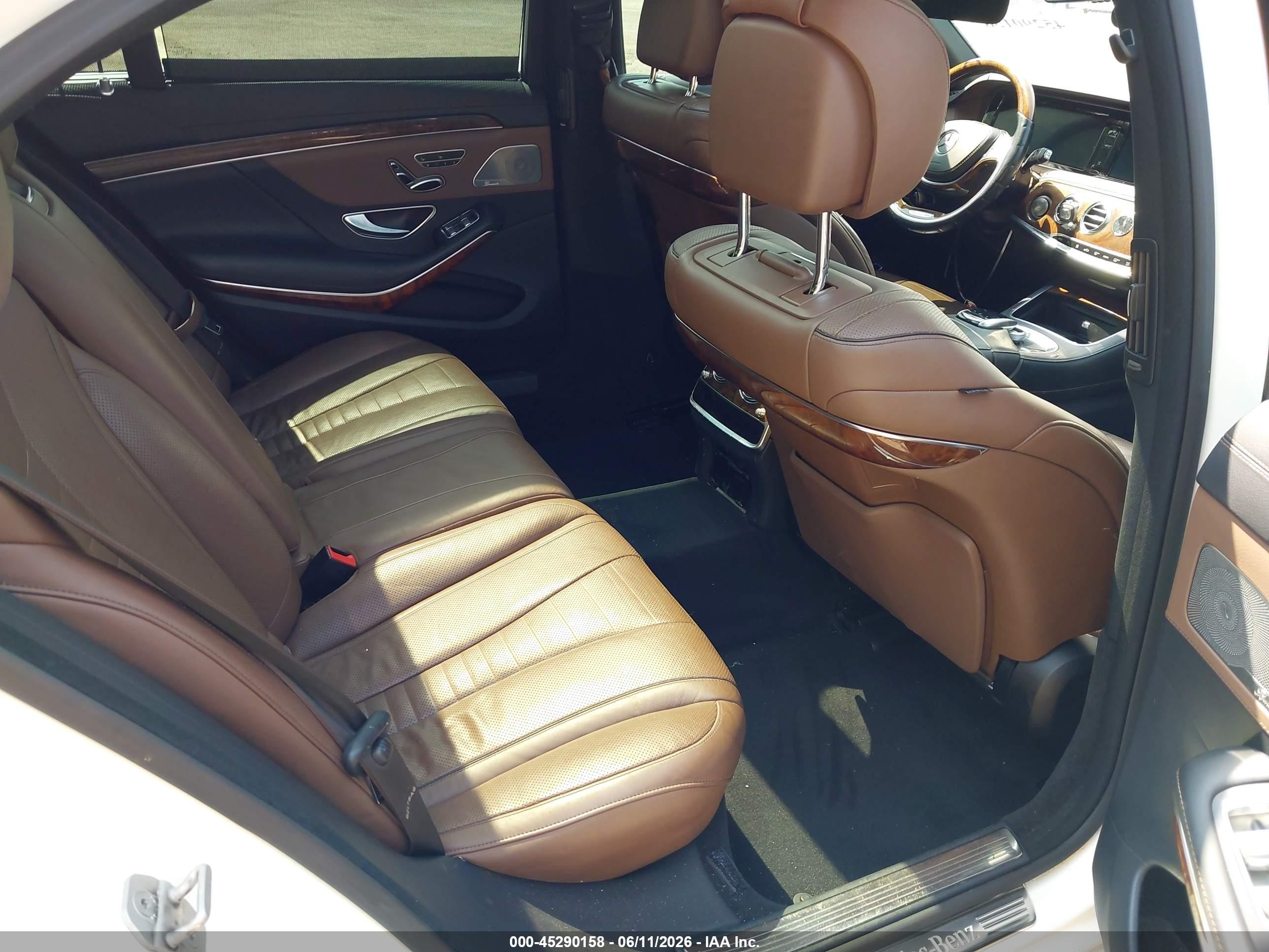 2015 Mercedes-benz S 550 4matic White vin: WDDUG8FBXFA084017