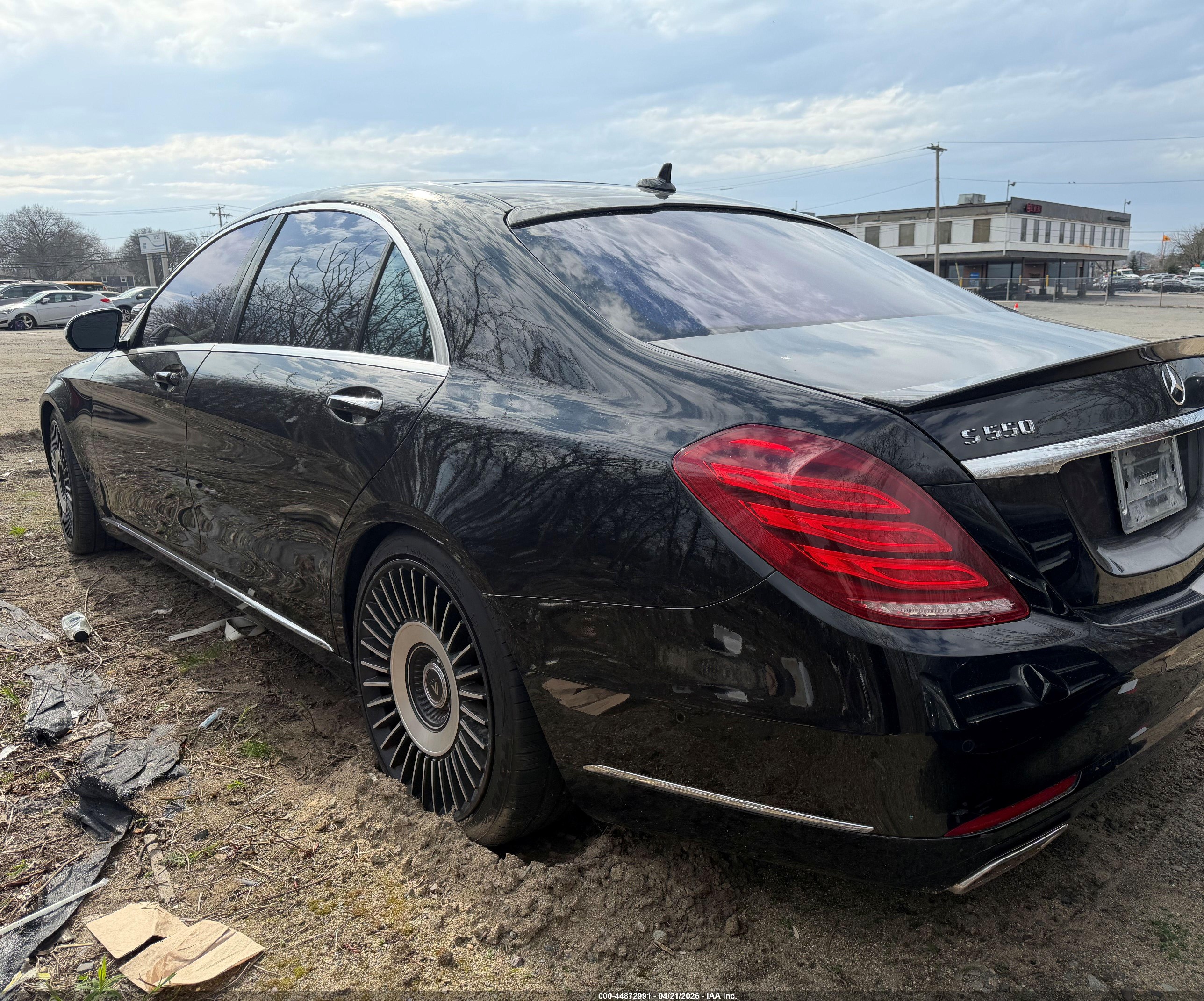 2015 Mercedes-benz S 550 4matic Черный vin: WDDUG8FBXFA119655