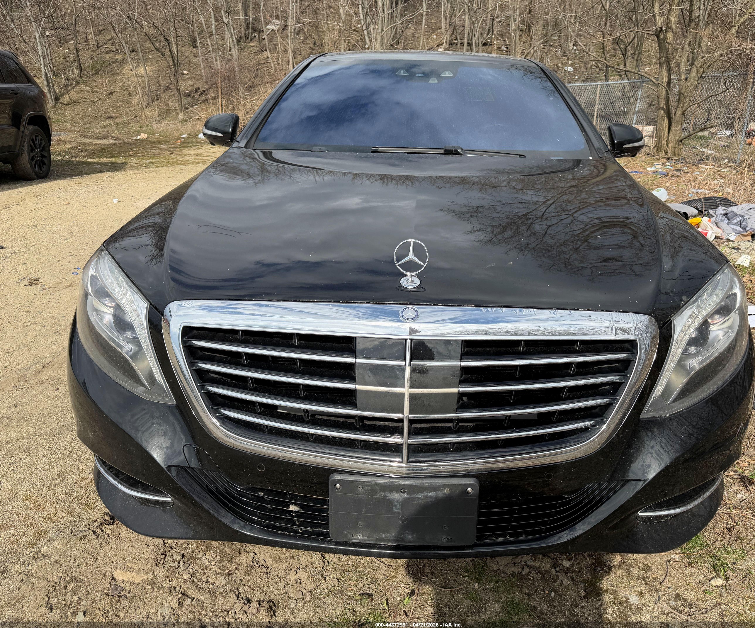 2015 Mercedes-benz S 550 4matic Черный vin: WDDUG8FBXFA119655