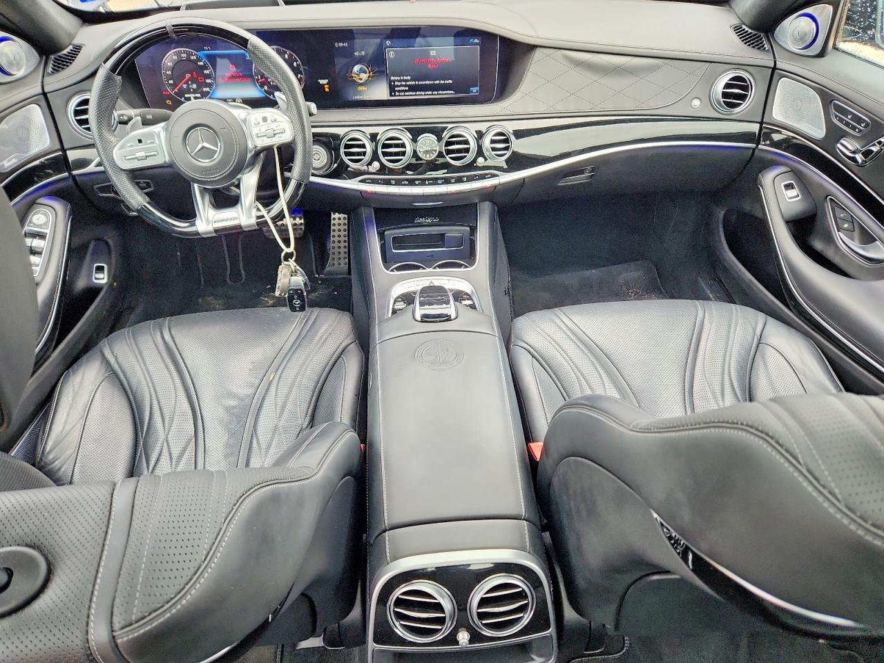 2020 Mercedes-benz S 63 Amg 4matic Черный vin: WDDUG8JB1LA514312