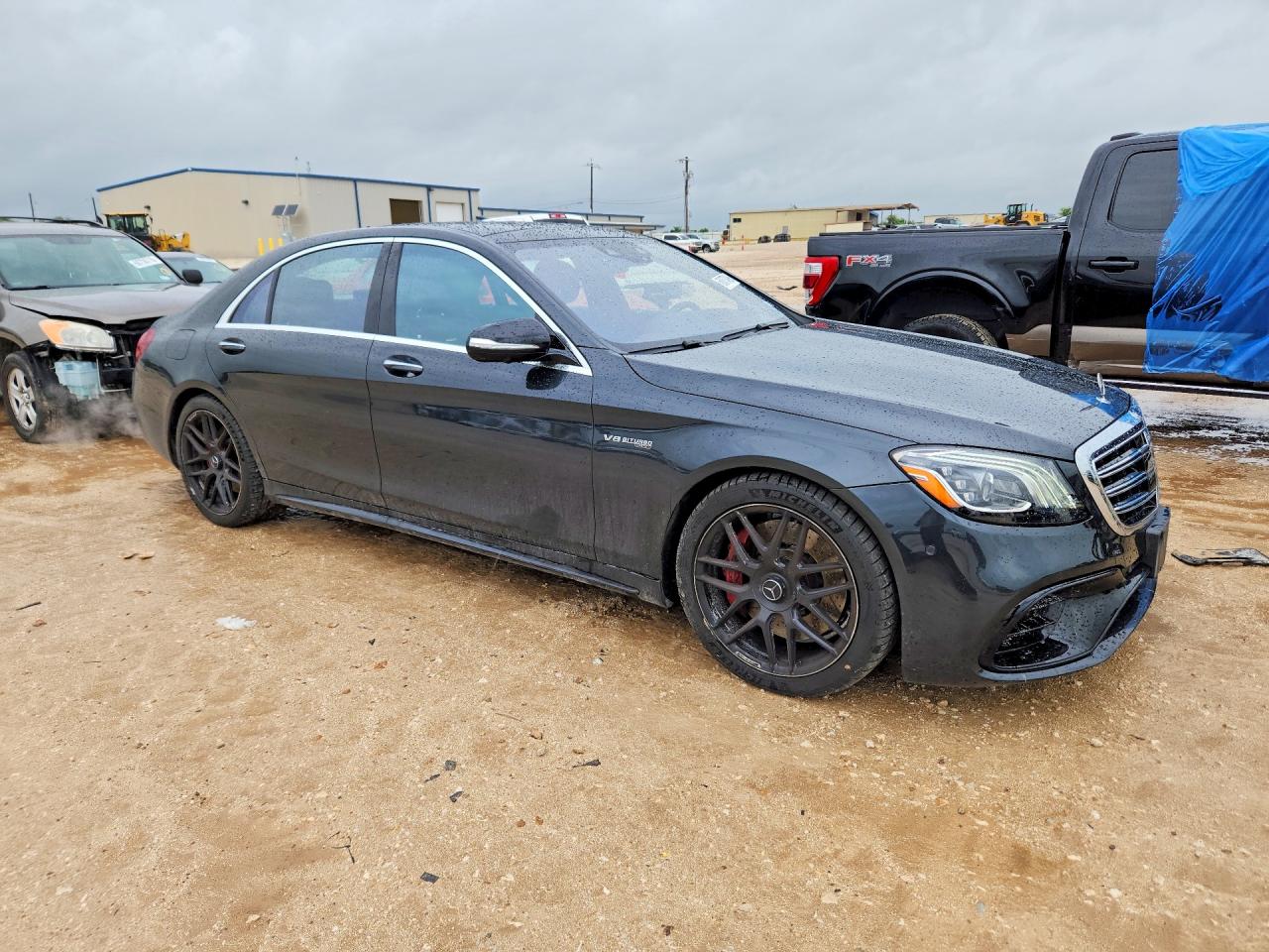 2020 Mercedes-benz S 63 Amg 4matic Черный vin: WDDUG8JB1LA514312