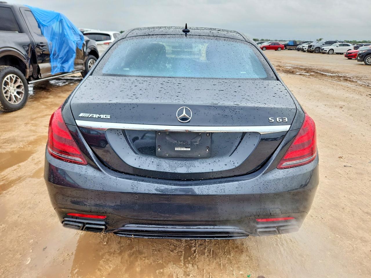 2020 Mercedes-benz S 63 Amg 4matic Черный vin: WDDUG8JB1LA514312