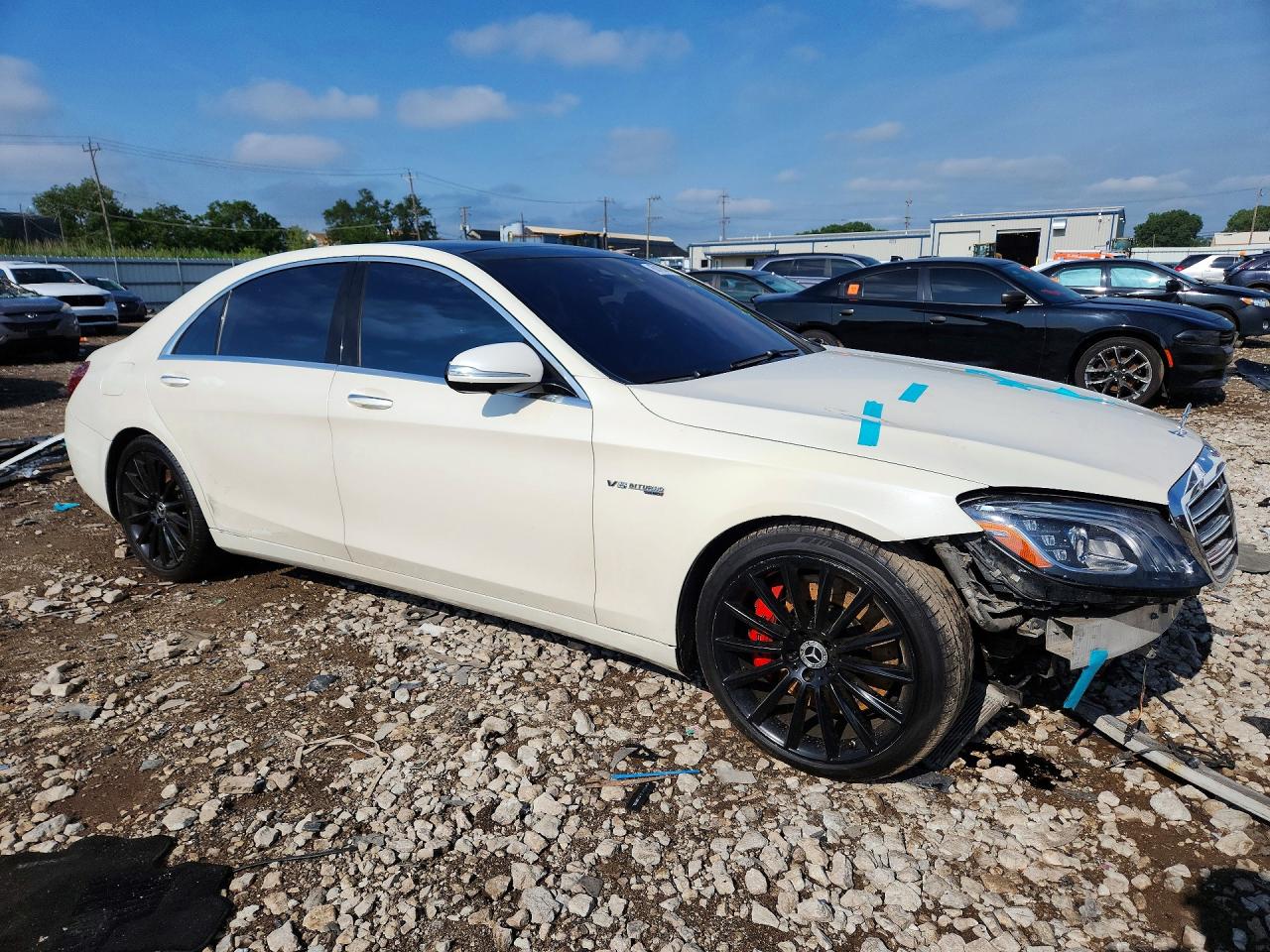 2018 Mercedes-benz S 63 Amg 4matic White vin: WDDUG8JB8JA397549