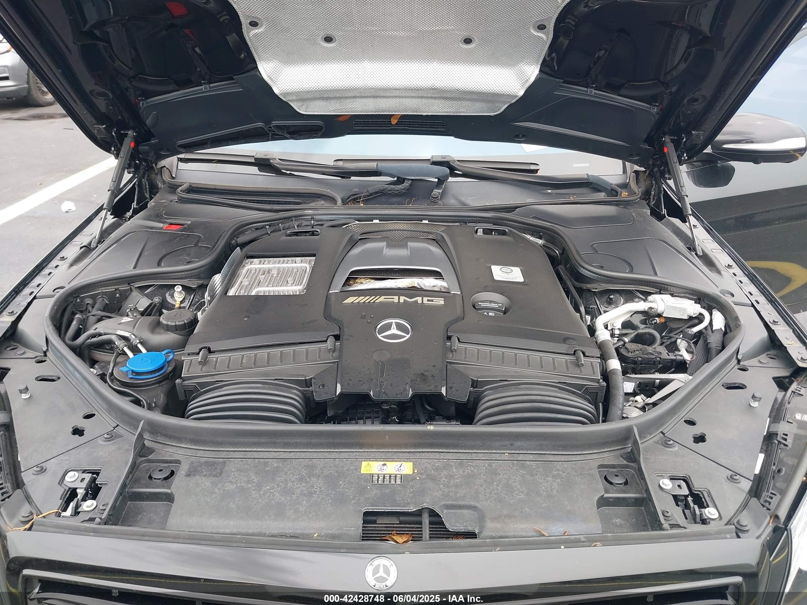 2019 Mercedes-benz Amg S 63 4matic Black vin: WDDUG8JB8KA469898