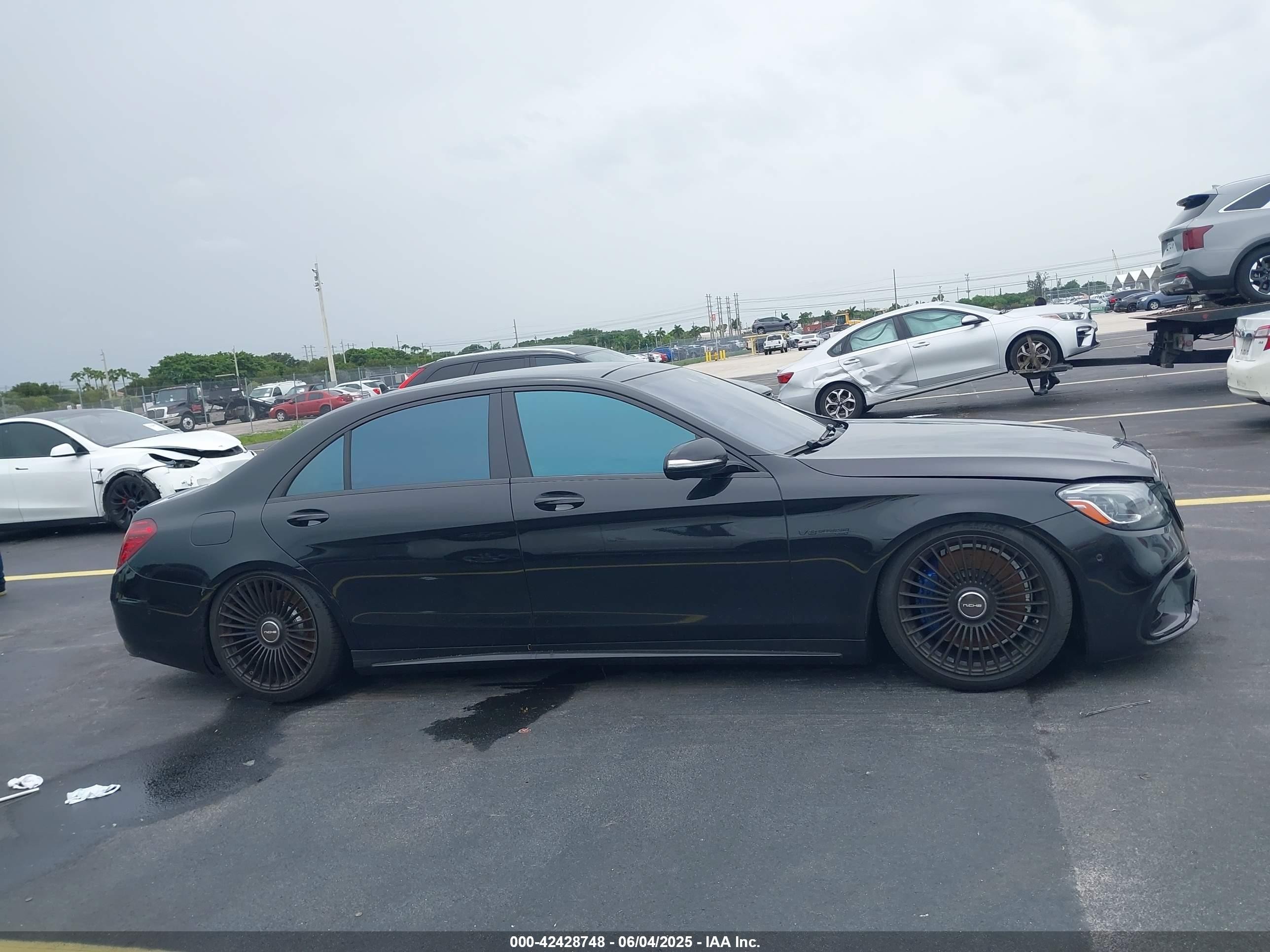 2019 Mercedes-benz Amg S 63 4matic Black vin: WDDUG8JB8KA469898