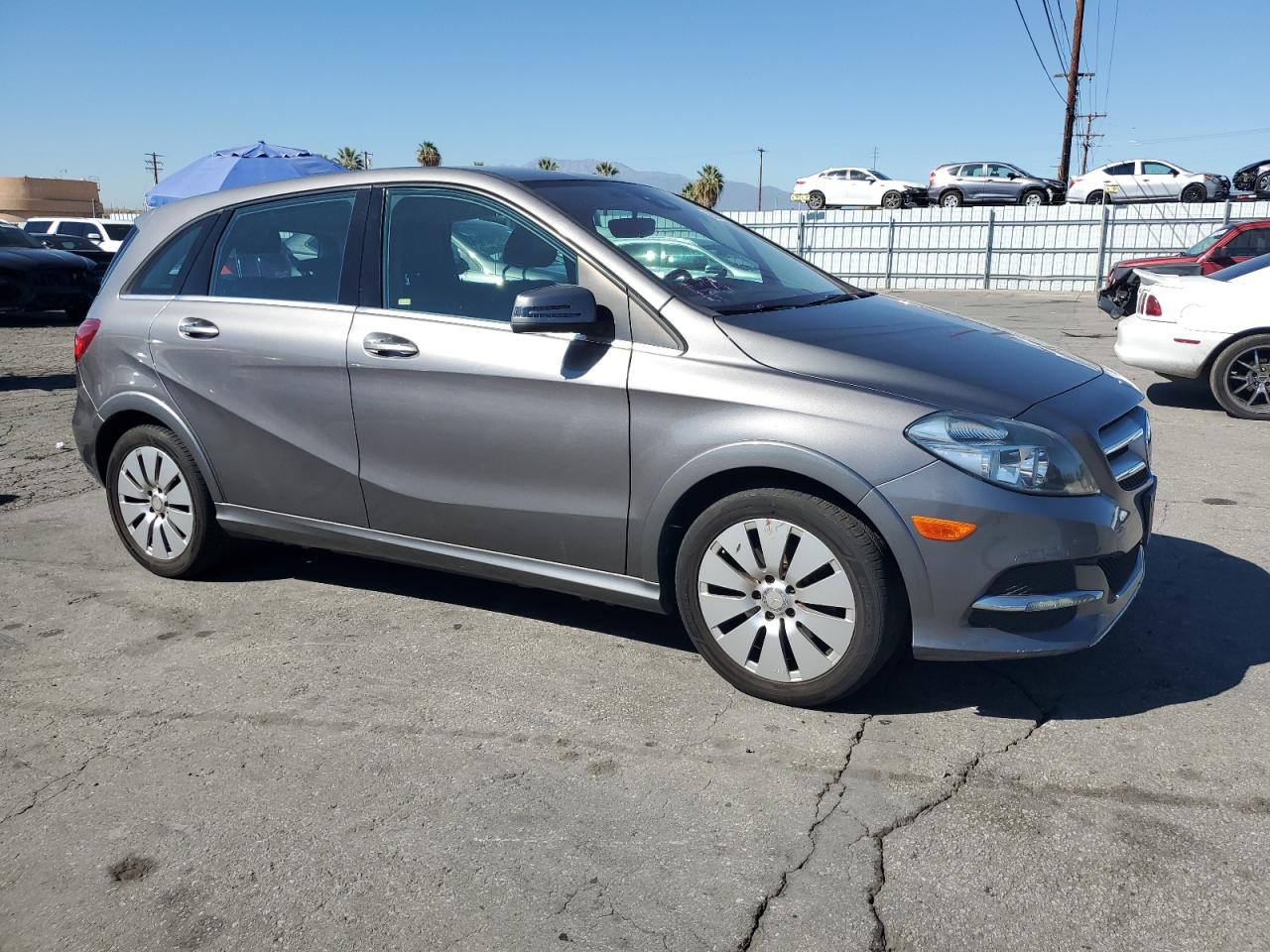 2015 Mercedes-benz B Electric Gray vin: WDDVP9AB2FJ006297