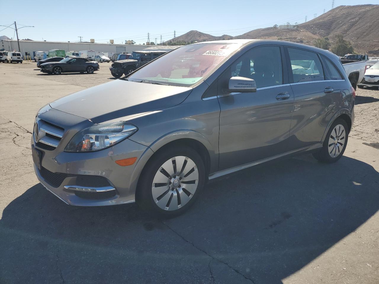 2015 Mercedes-benz B Electric Gray vin: WDDVP9AB2FJ006297