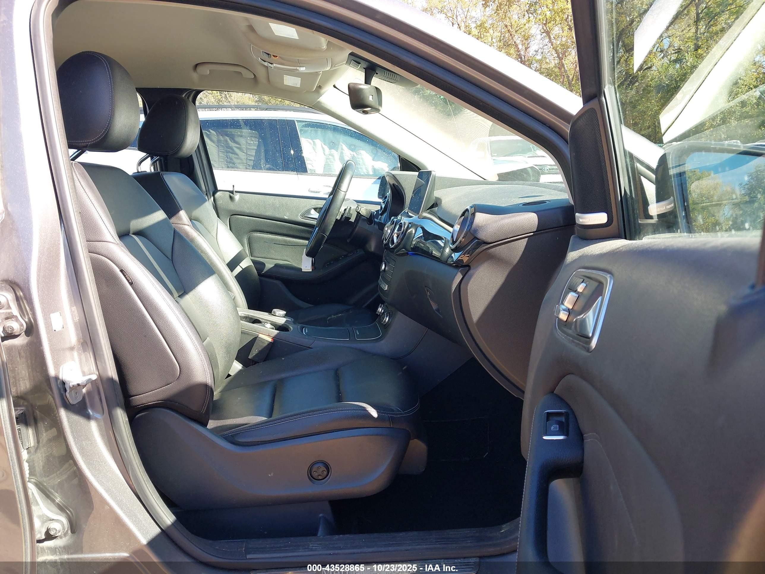2015 Mercedes-benz B-class Electric Drive   Gray vin: WDDVP9ABXFJ006418