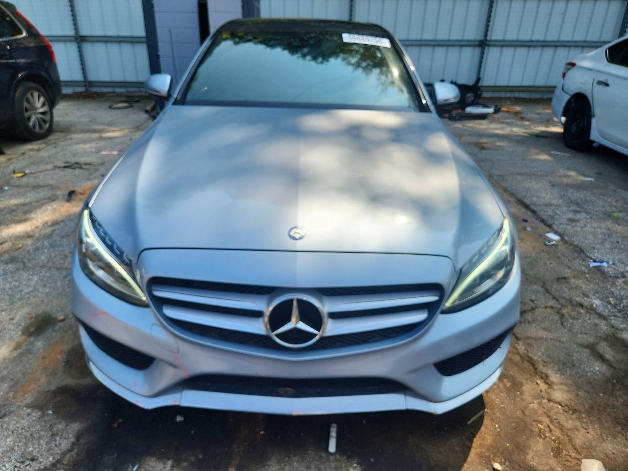 2017 Mercedes-benz C 300 Silver vin: WDDWF4JB0HR252750
