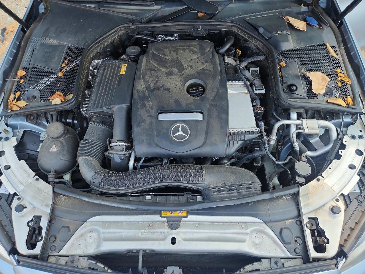 2017 Mercedes-benz C 300 Silver vin: WDDWF4JB0HR252750