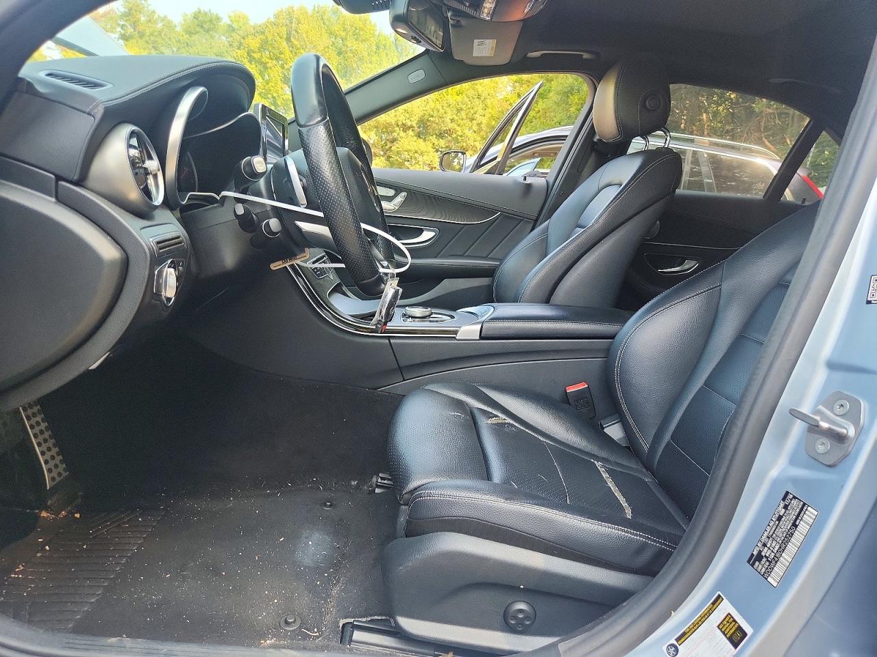 2017 Mercedes-benz C 300 Silver vin: WDDWF4JB0HR252750