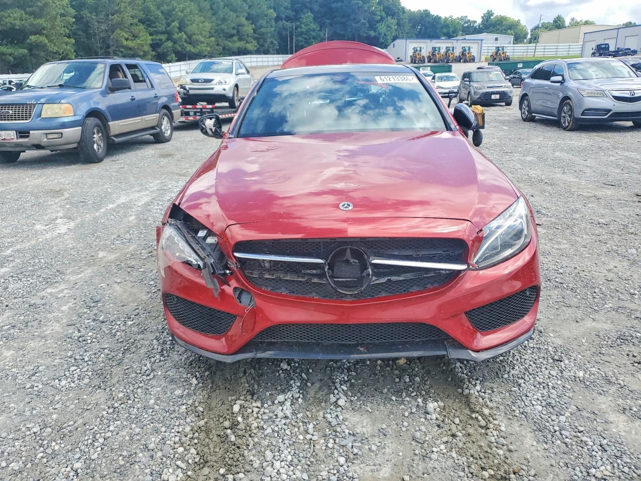 2018 Mercedes-benz C 300 Red vin: WDDWF4JB6JR398690