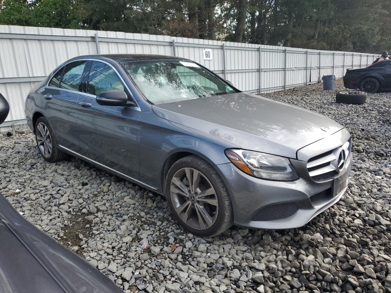 2018 Mercedes-benz C 300 4matic Gray vin: WDDWF4KB0JR413022