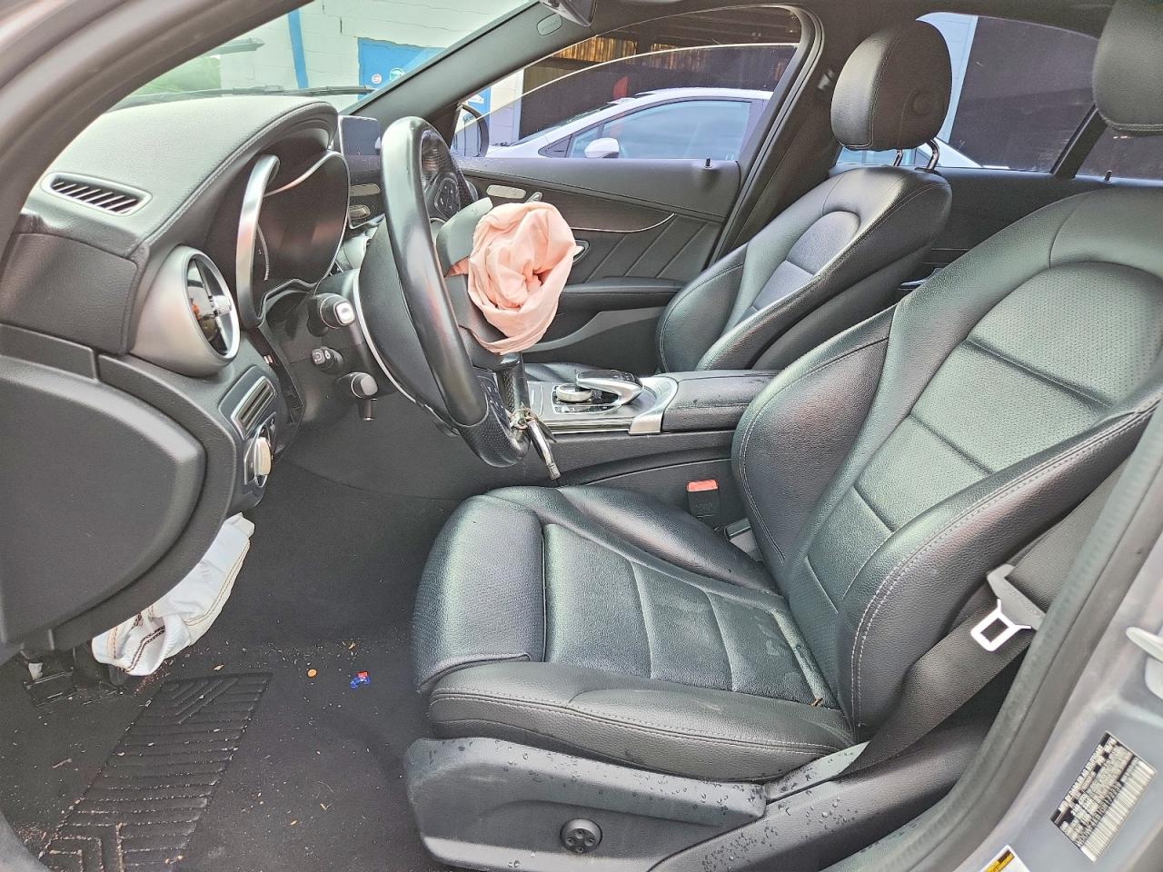 2016 Mercedes-benz C 300 4matic Gray vin: WDDWF4KB1GR172239