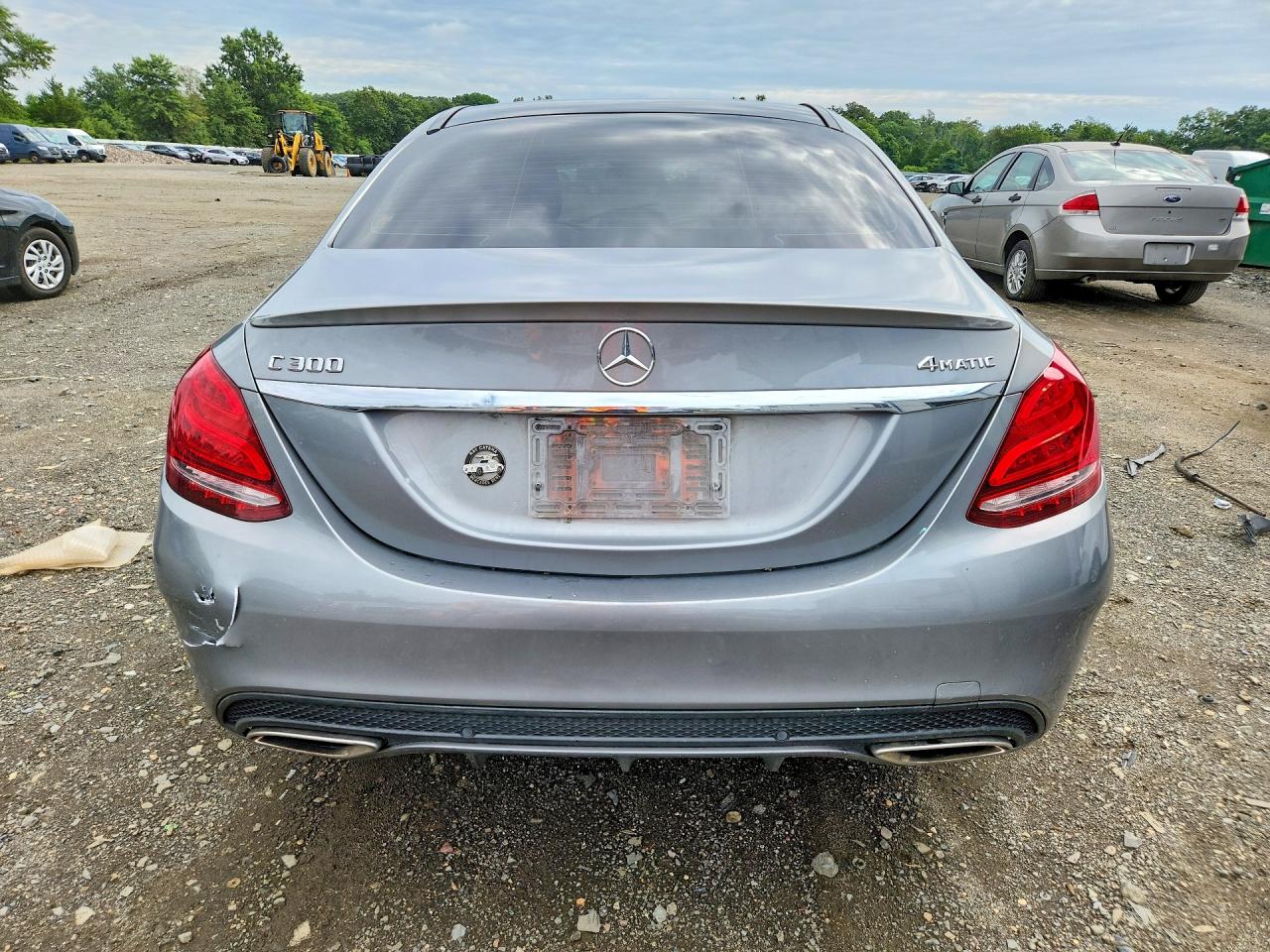 2016 Mercedes-benz C 300 4matic Gray vin: WDDWF4KB1GR172239